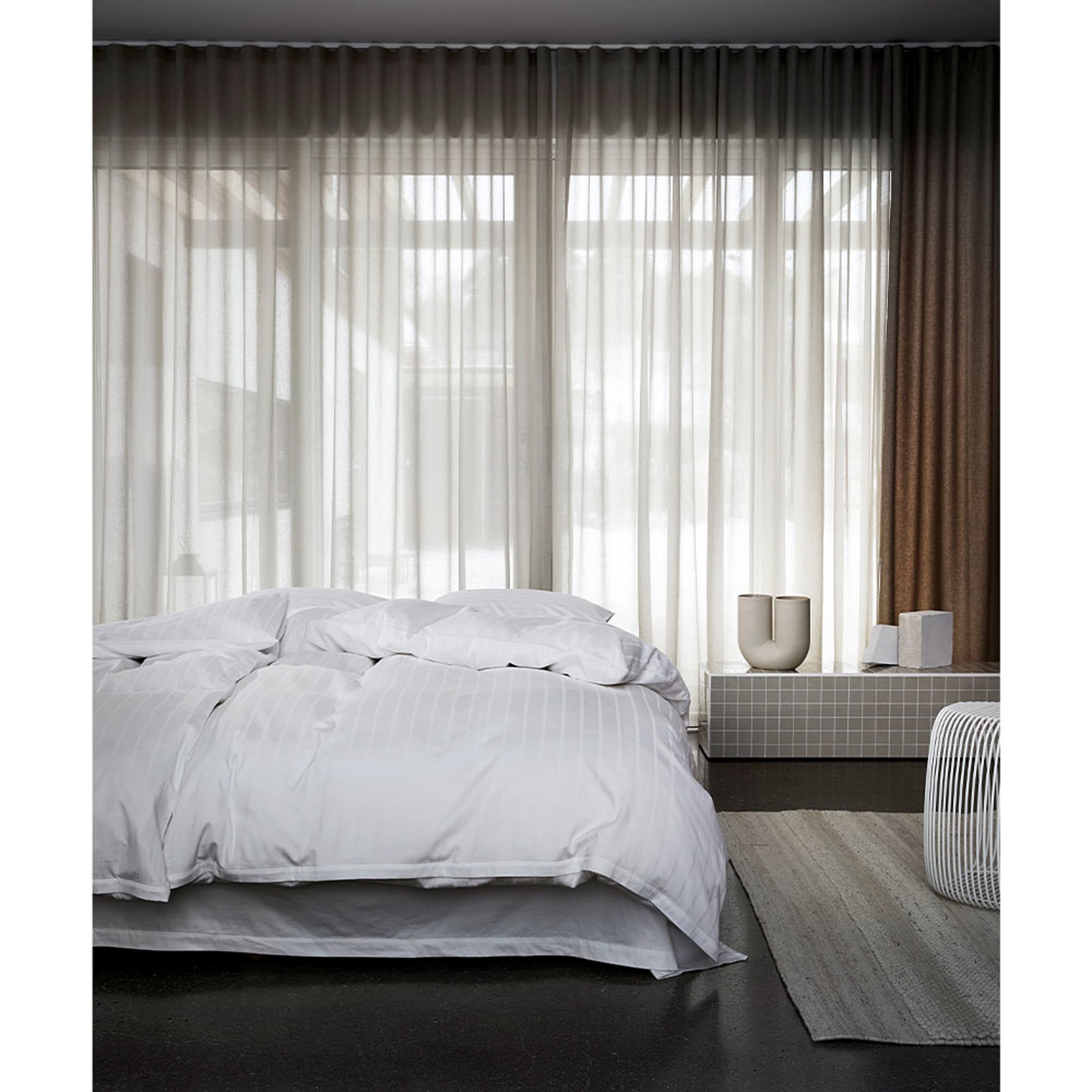 Milano bäddset vit 220x220cm
