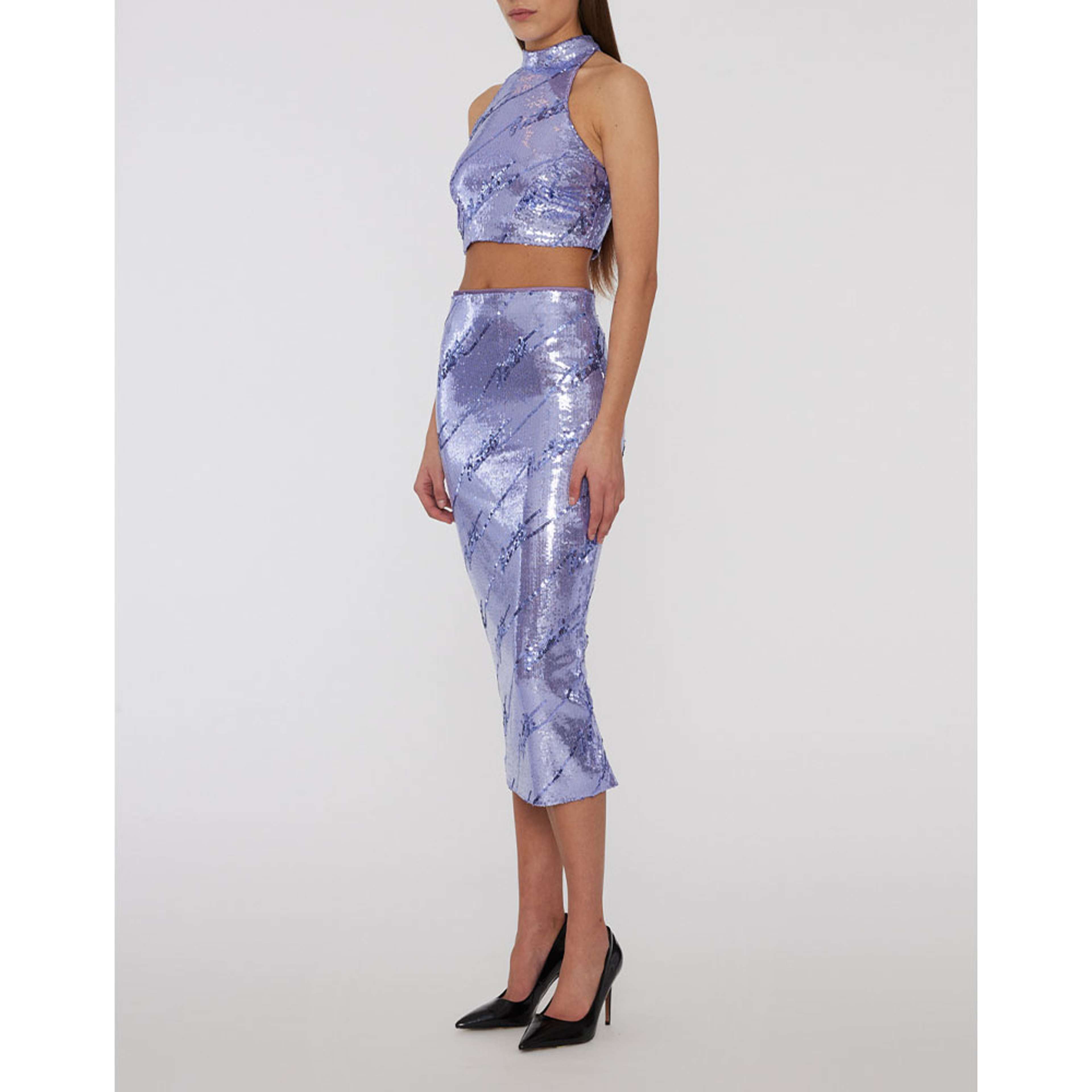 Sequins Midi Skirt