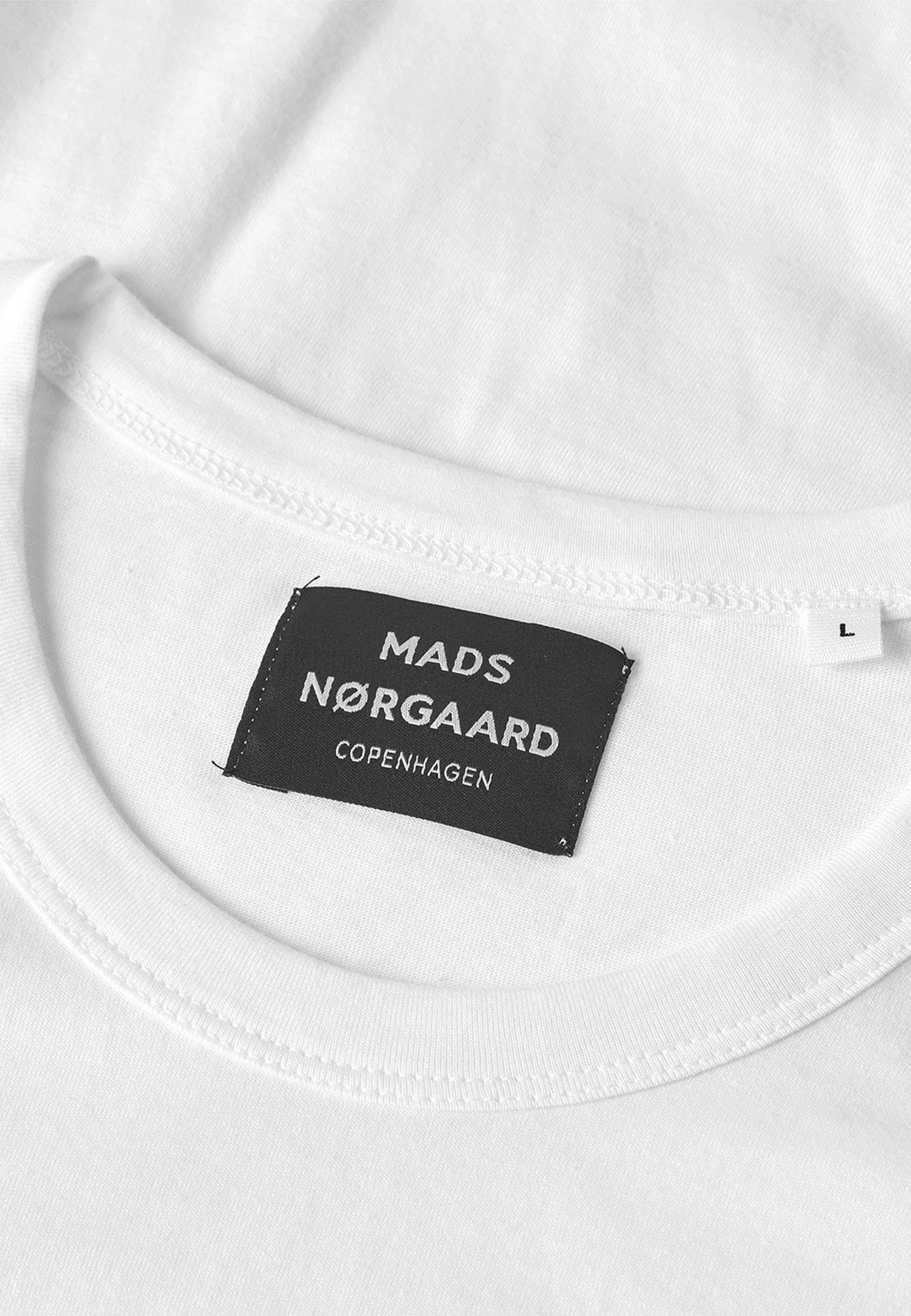 Fine Jersey Thor Tee LS FAV, från Mads Nørgaard, i färgen White. Klicka för att öppna bilden i stort format