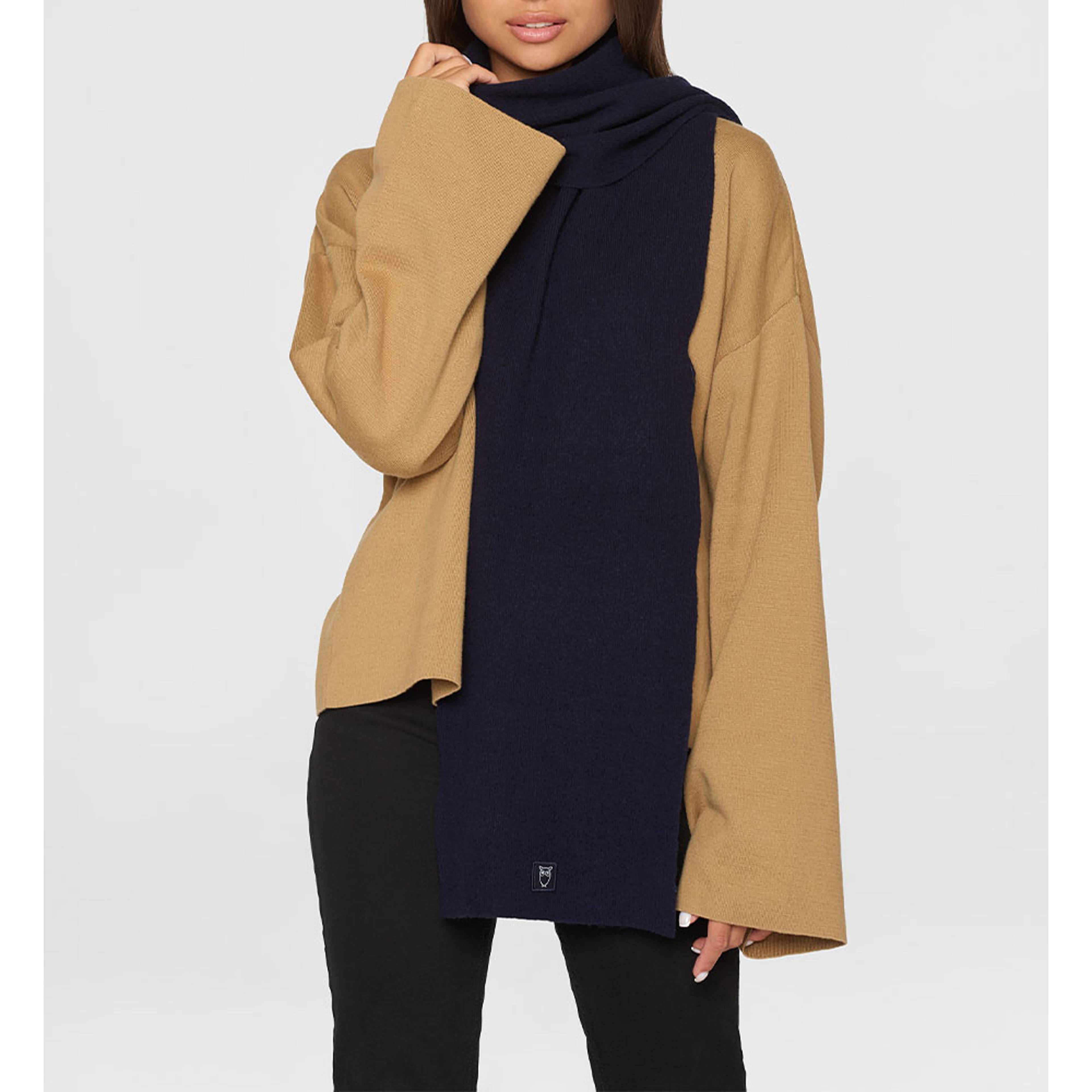 Rib Knit Wool Scarf - RWS