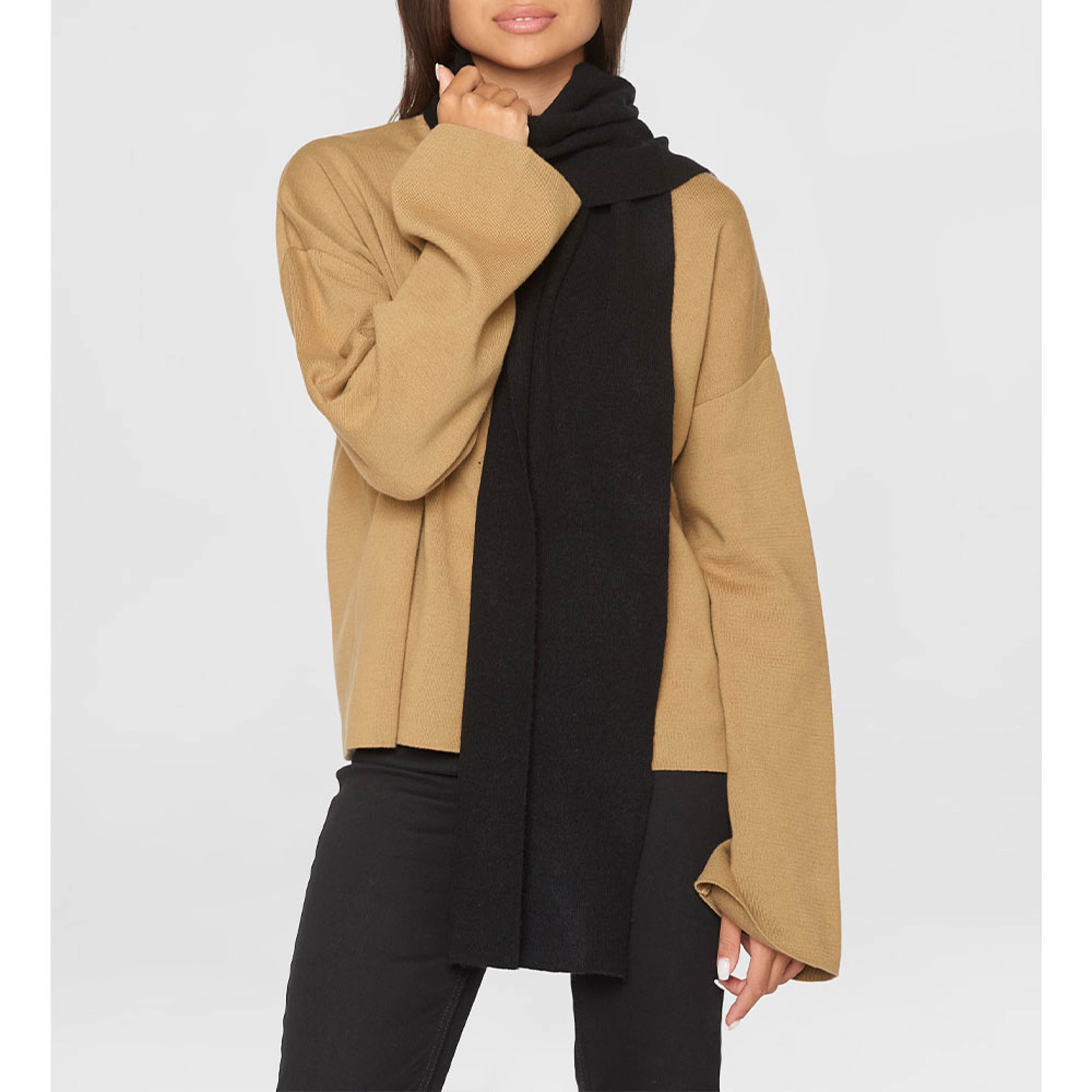 Rib Knit Wool Scarf - RWS