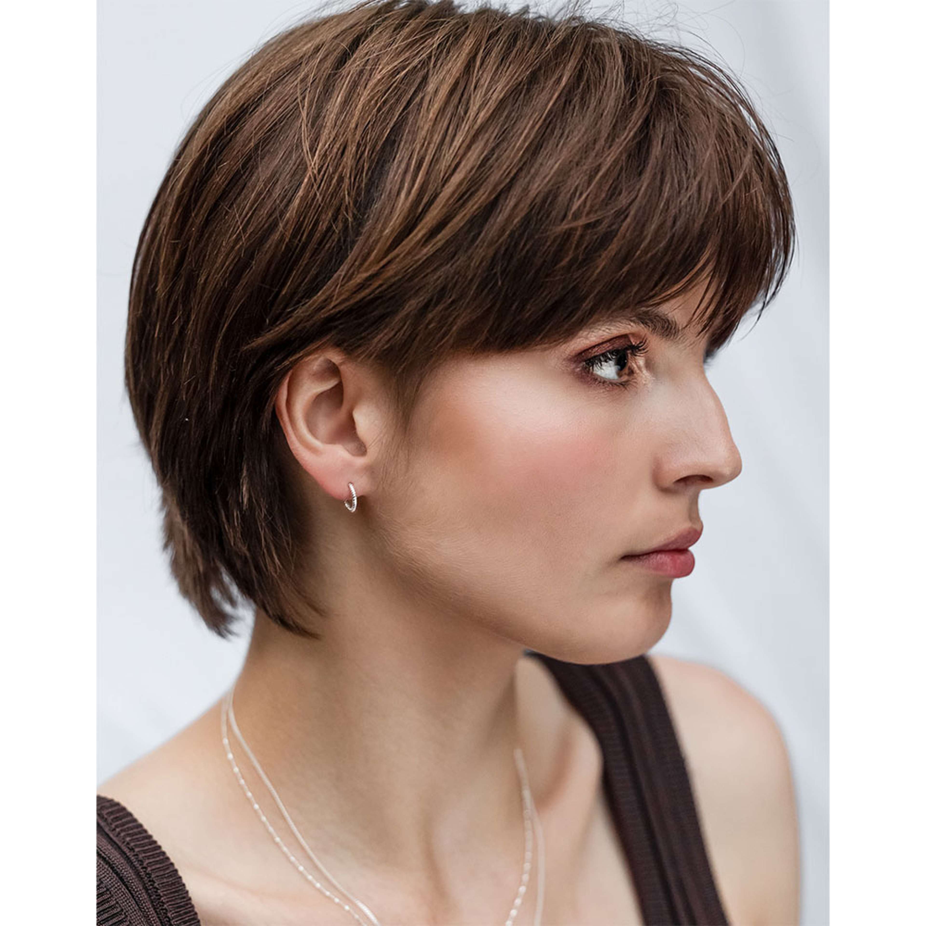 Beloved Twisted Small Hoops Silver