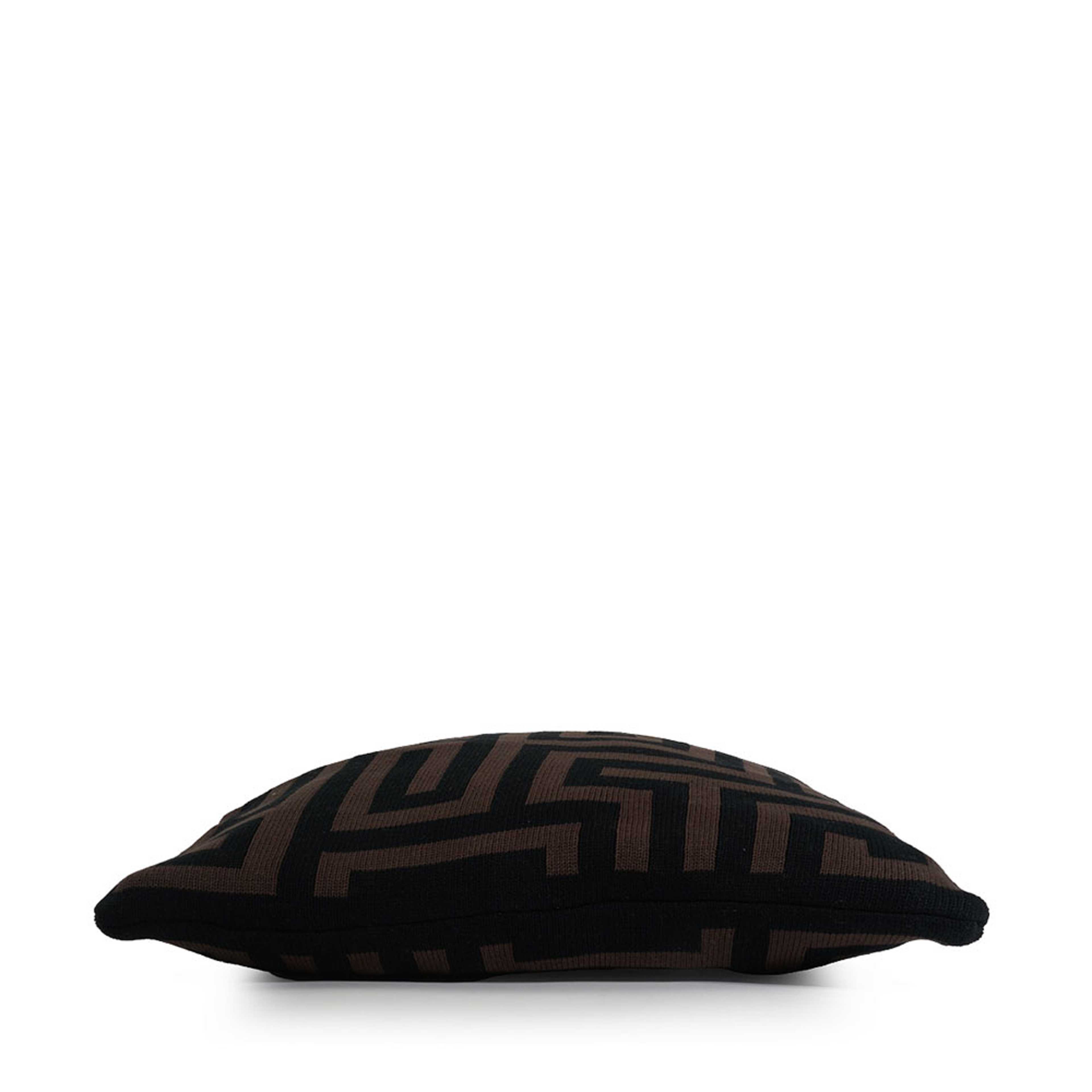 Kuddfodral 50x50 Knitted Brown-Black