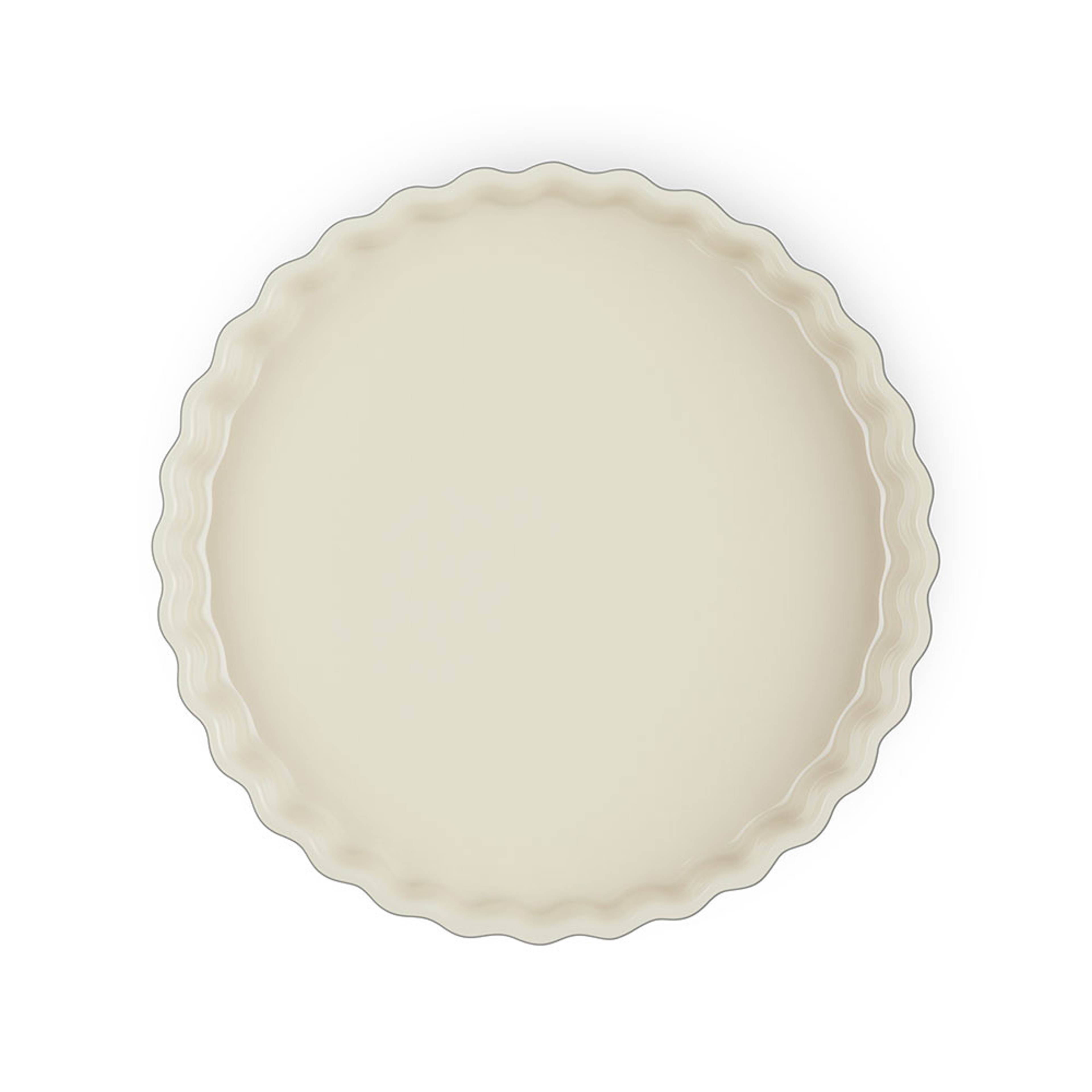 Pajform stengods 28cm Flint