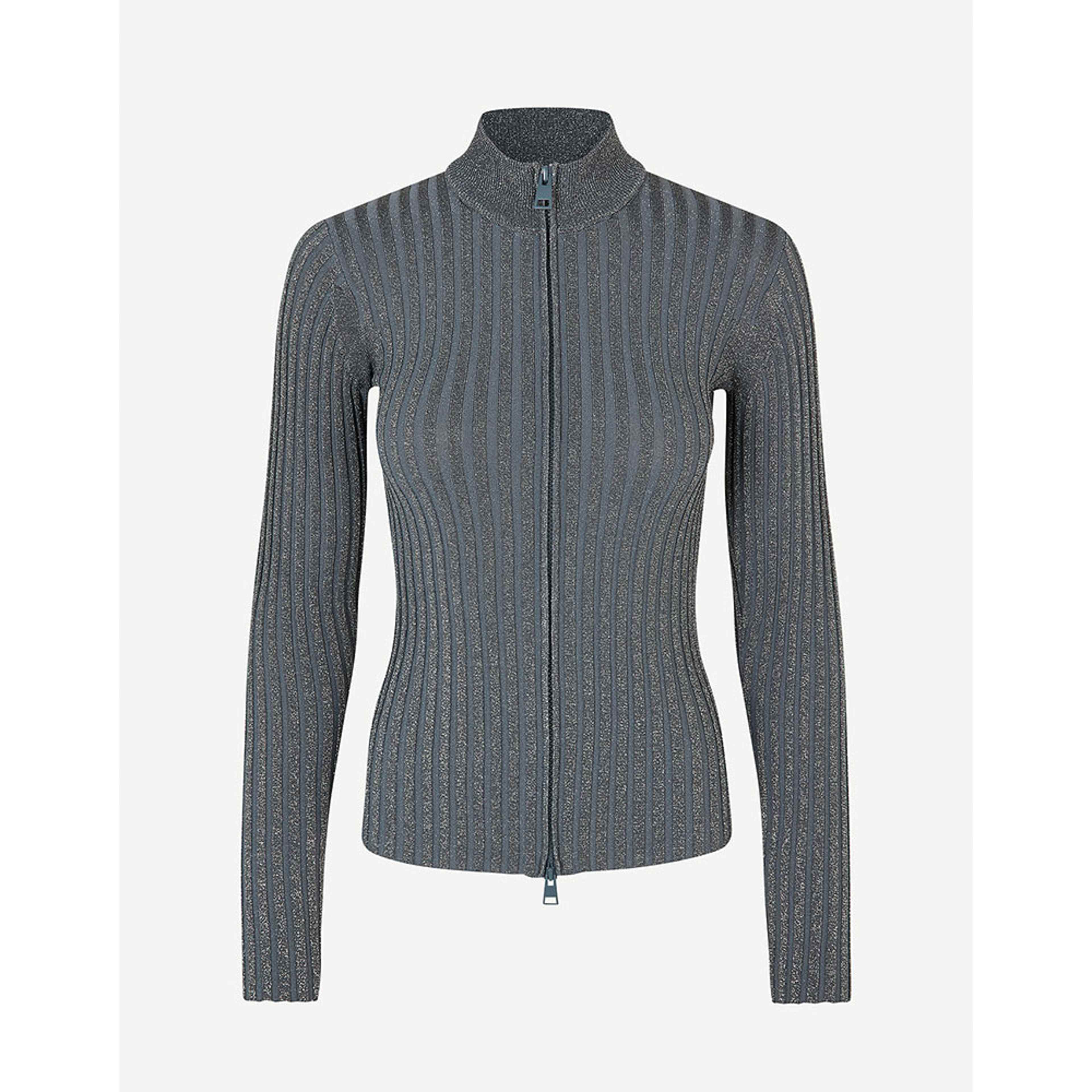 Edna Cardigan 15022, från SAMSOE SAMSOE, i färgen Turbulence. Klicka för att öppna bilden i stort format