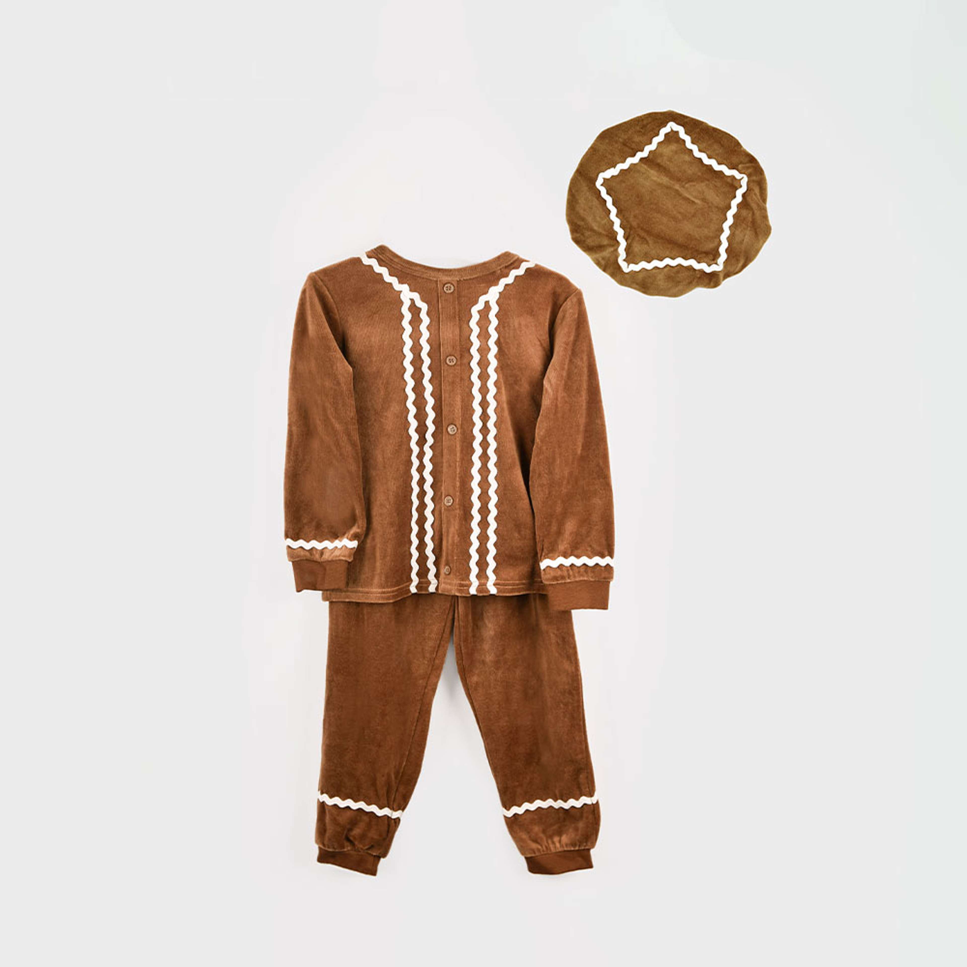 Pepparkaksdräkt 3 delar