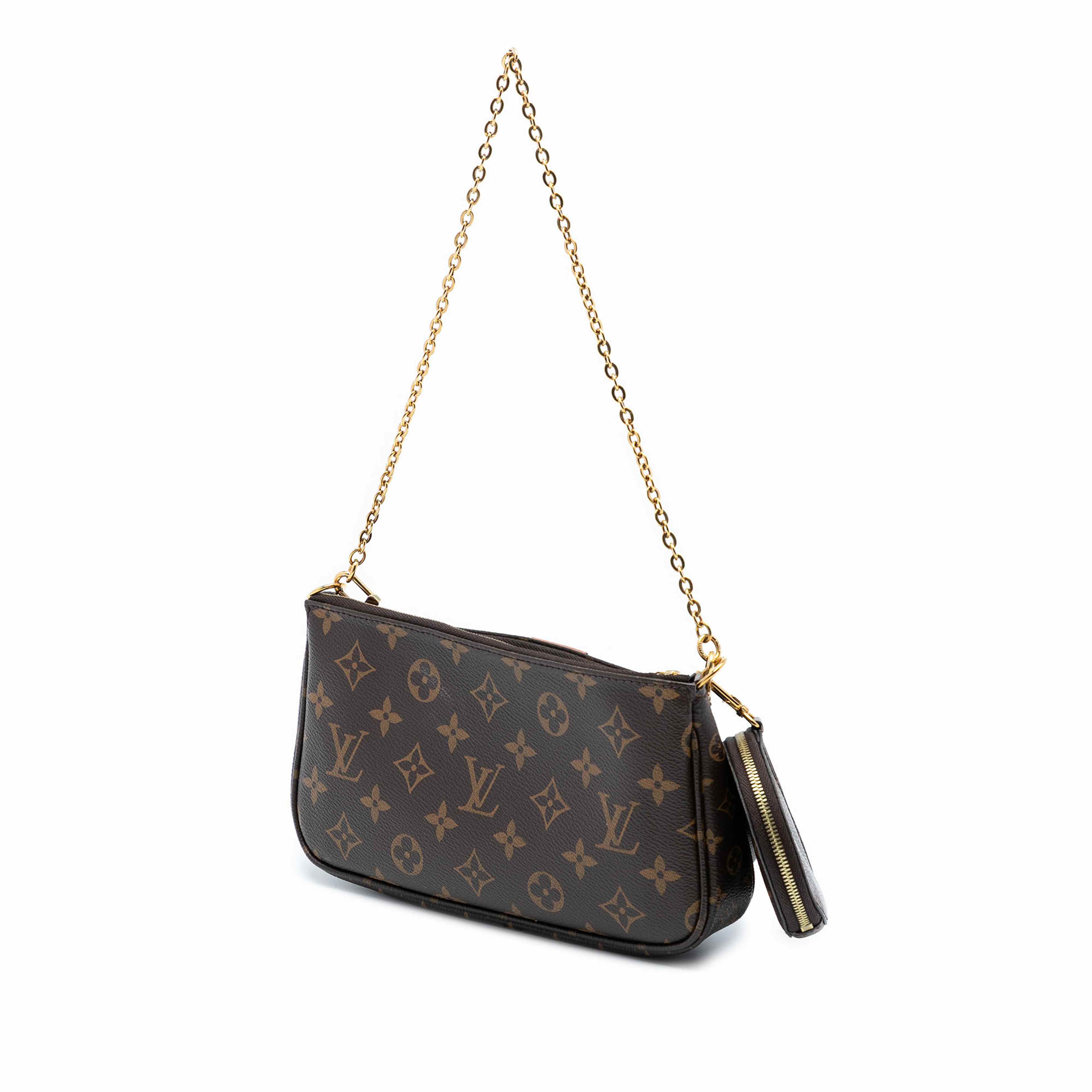 Louis Vuitton Monogram Multi Pochette Accessoires, från Luxclusif, i färgen brown. Klicka för att öppna bilden i stort format