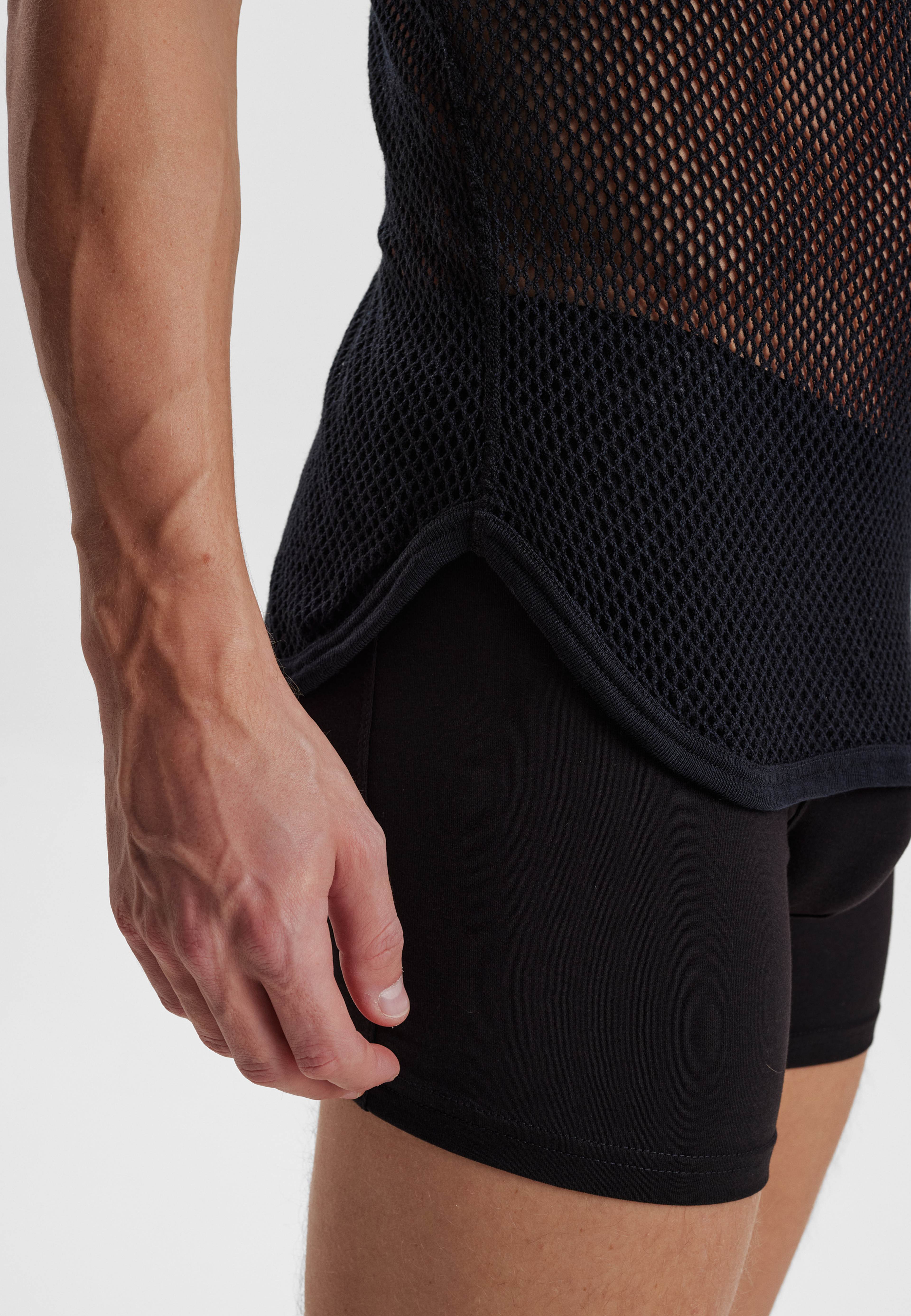 3-pack Underställströja Singlet "mesh" | Merinoull | Svart