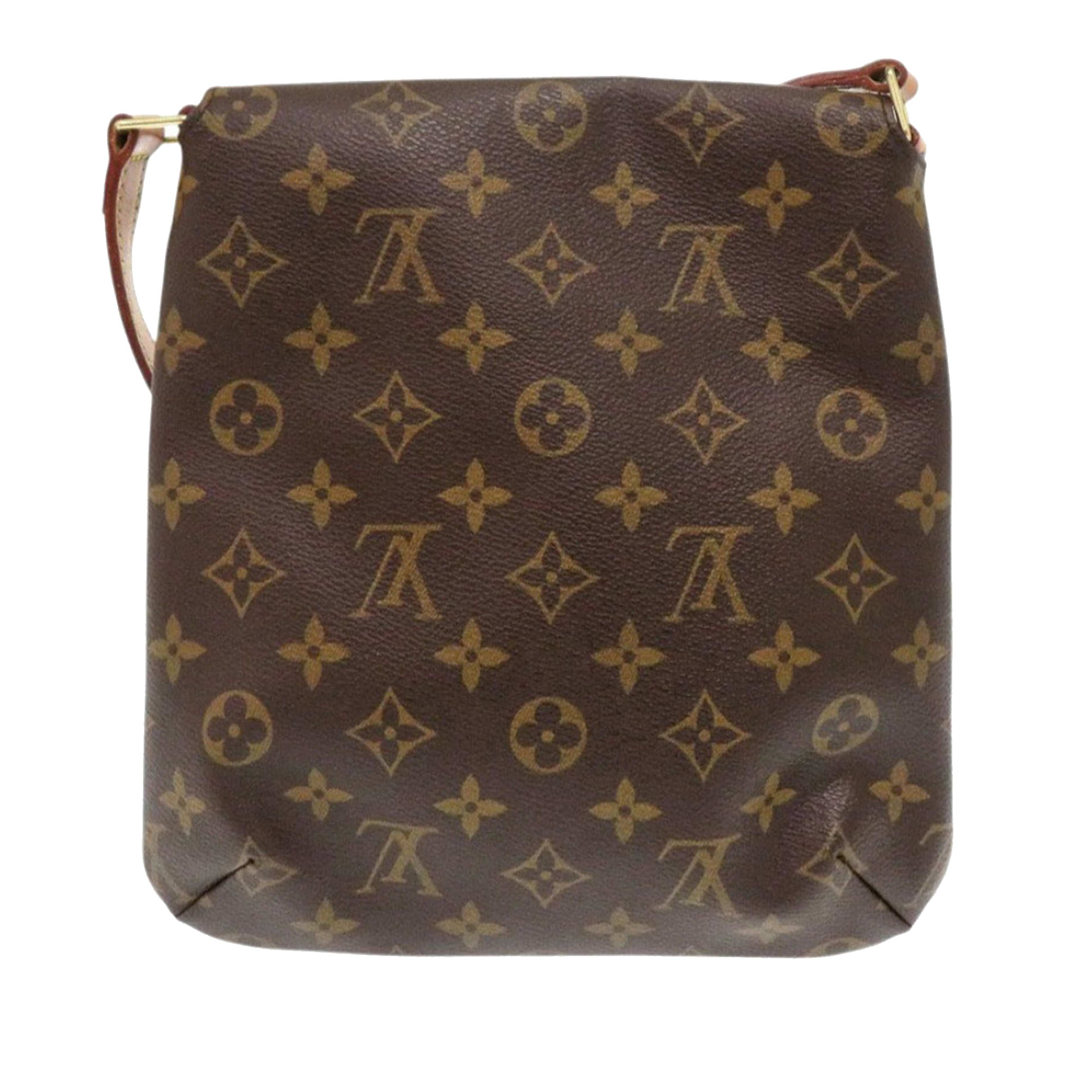 Louis Vuitton Monogram Musette Salsa Pm Short Strap, från Luxclusif, i färgen brun. Klicka för att öppna bilden i stort format