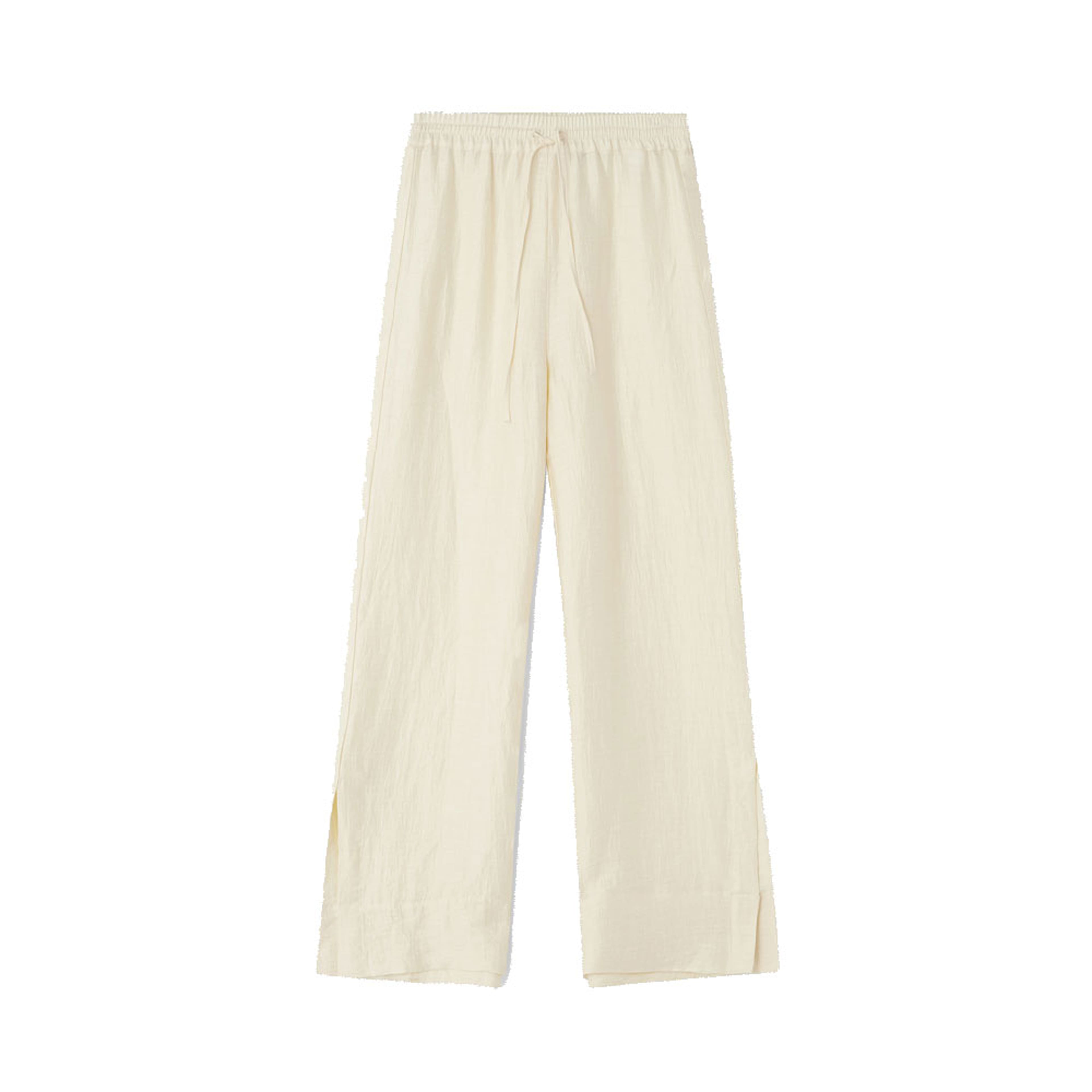 DRAWSTRING TROUSERS, från Dagmar, i färgen Vanilla White. Klicka för att öppna bilden i stort format