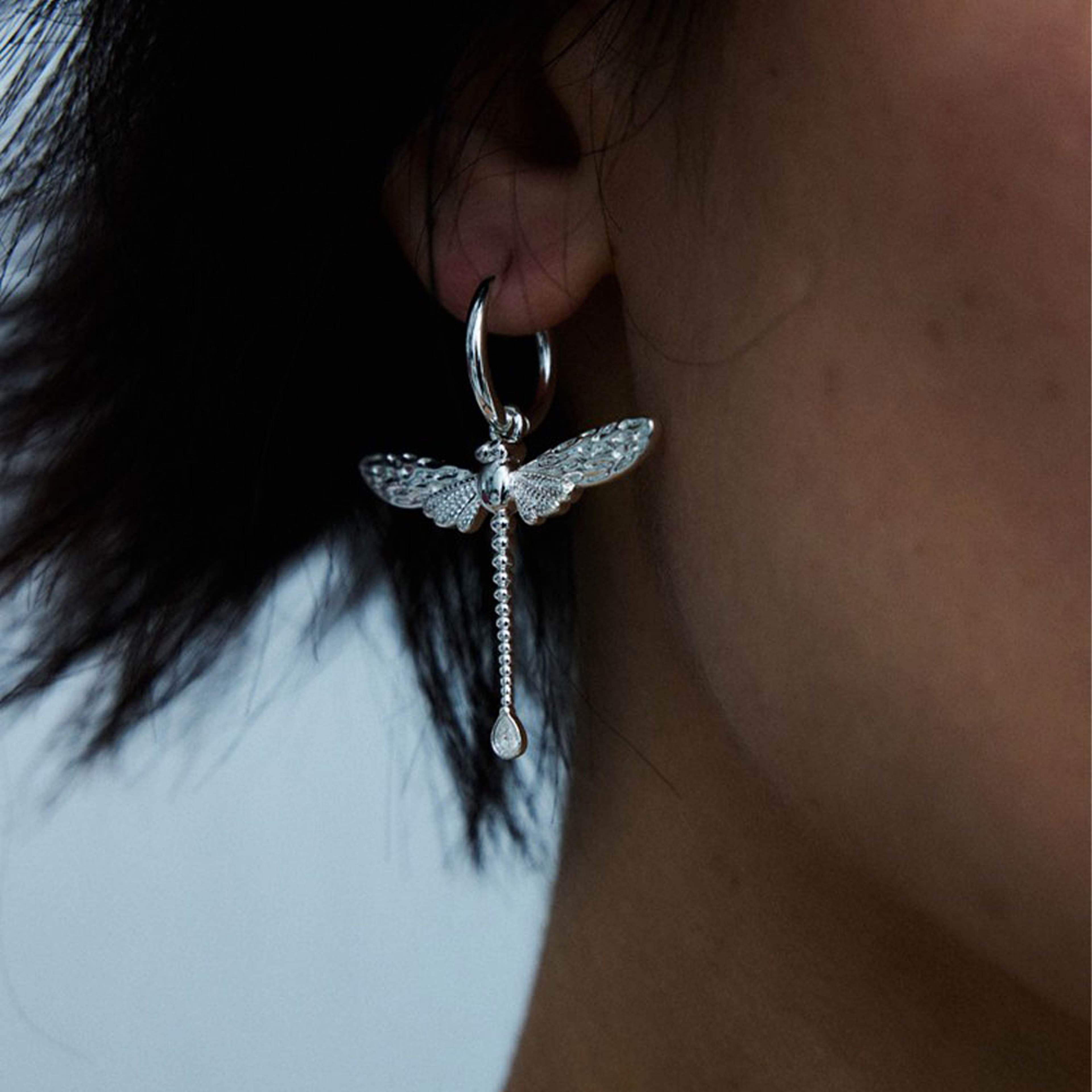 BIG ELLIE EARRINGS SILVER
