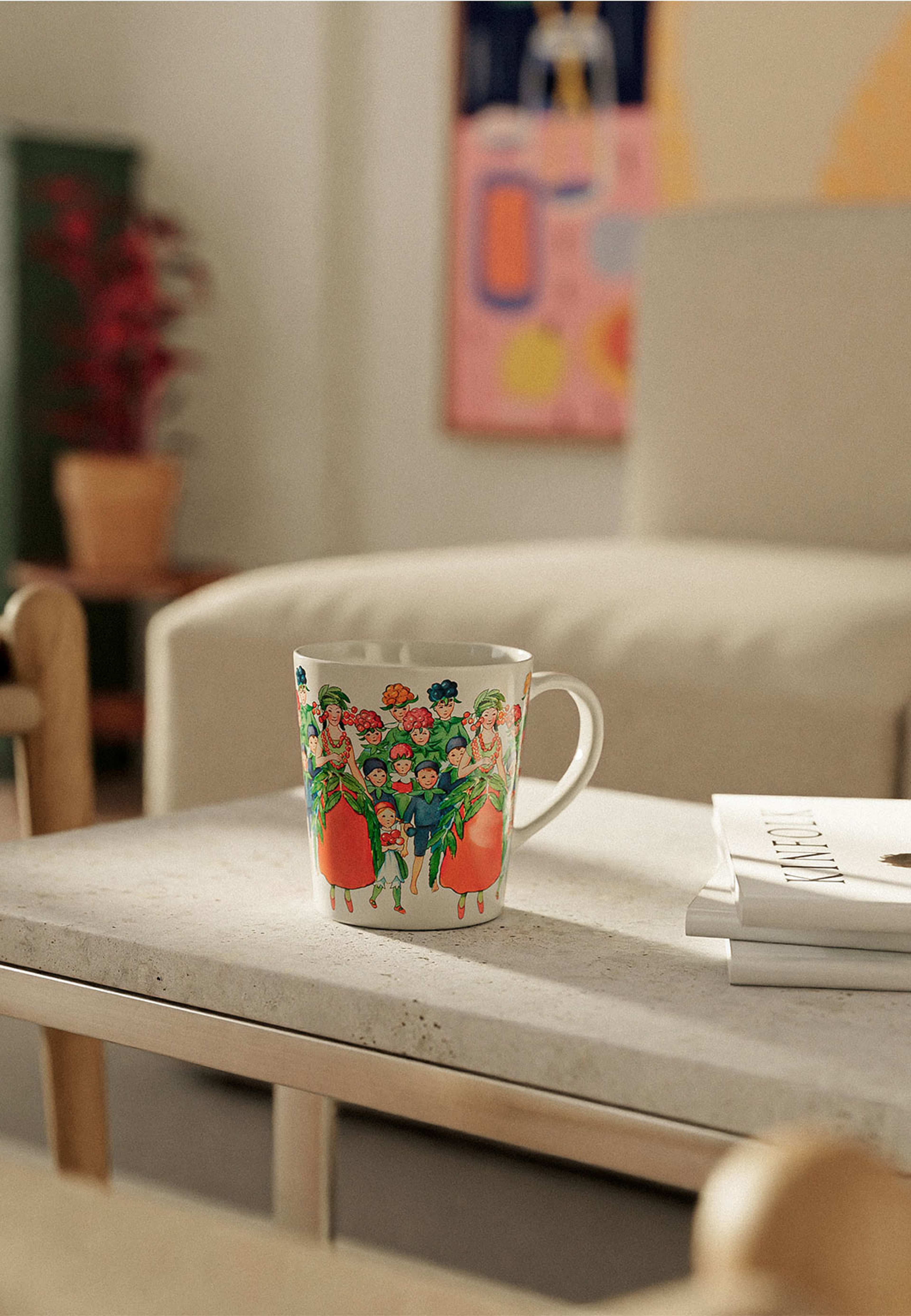 Elsa Beskow Mugg 40 cl with handle August