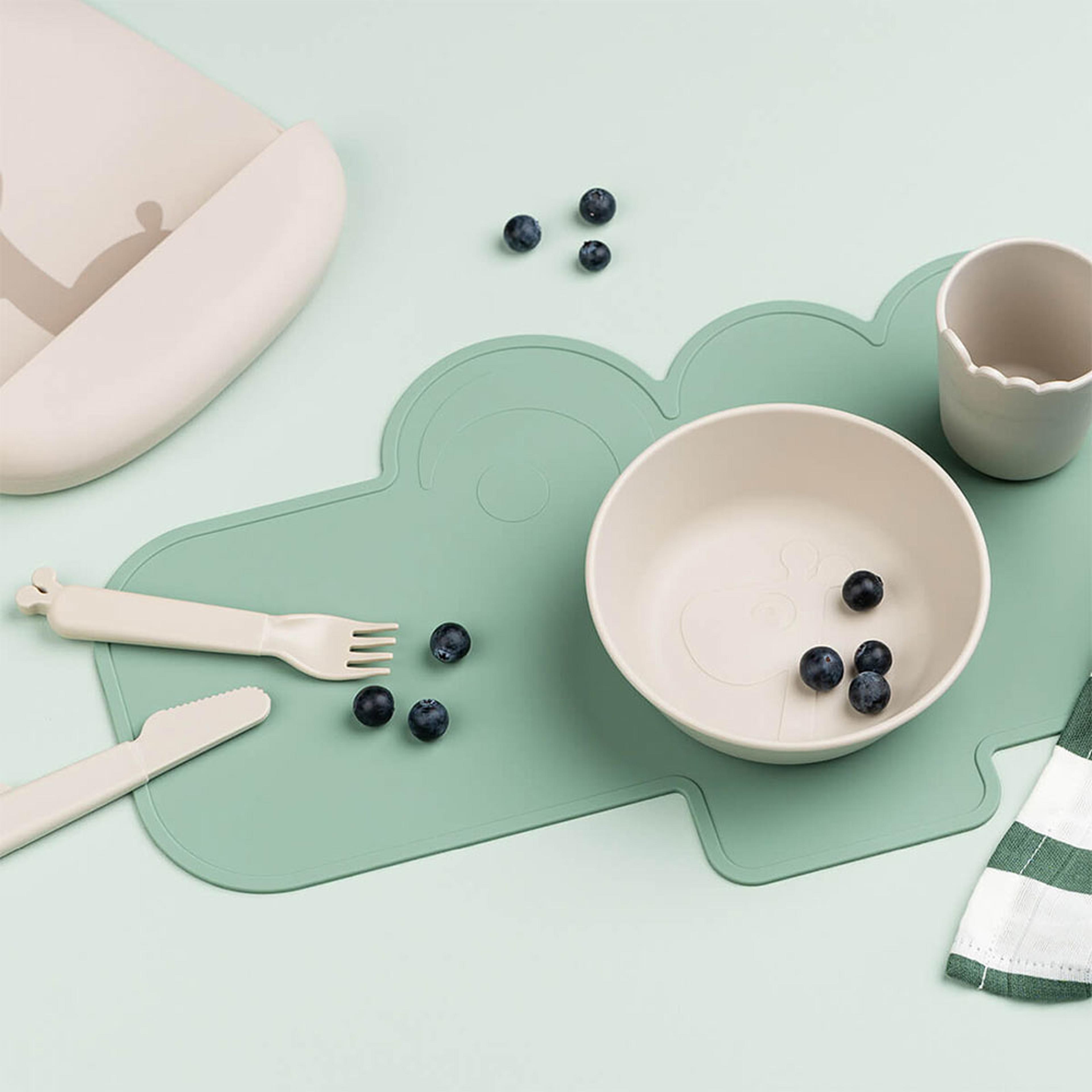 Silicone placemat Croco Green