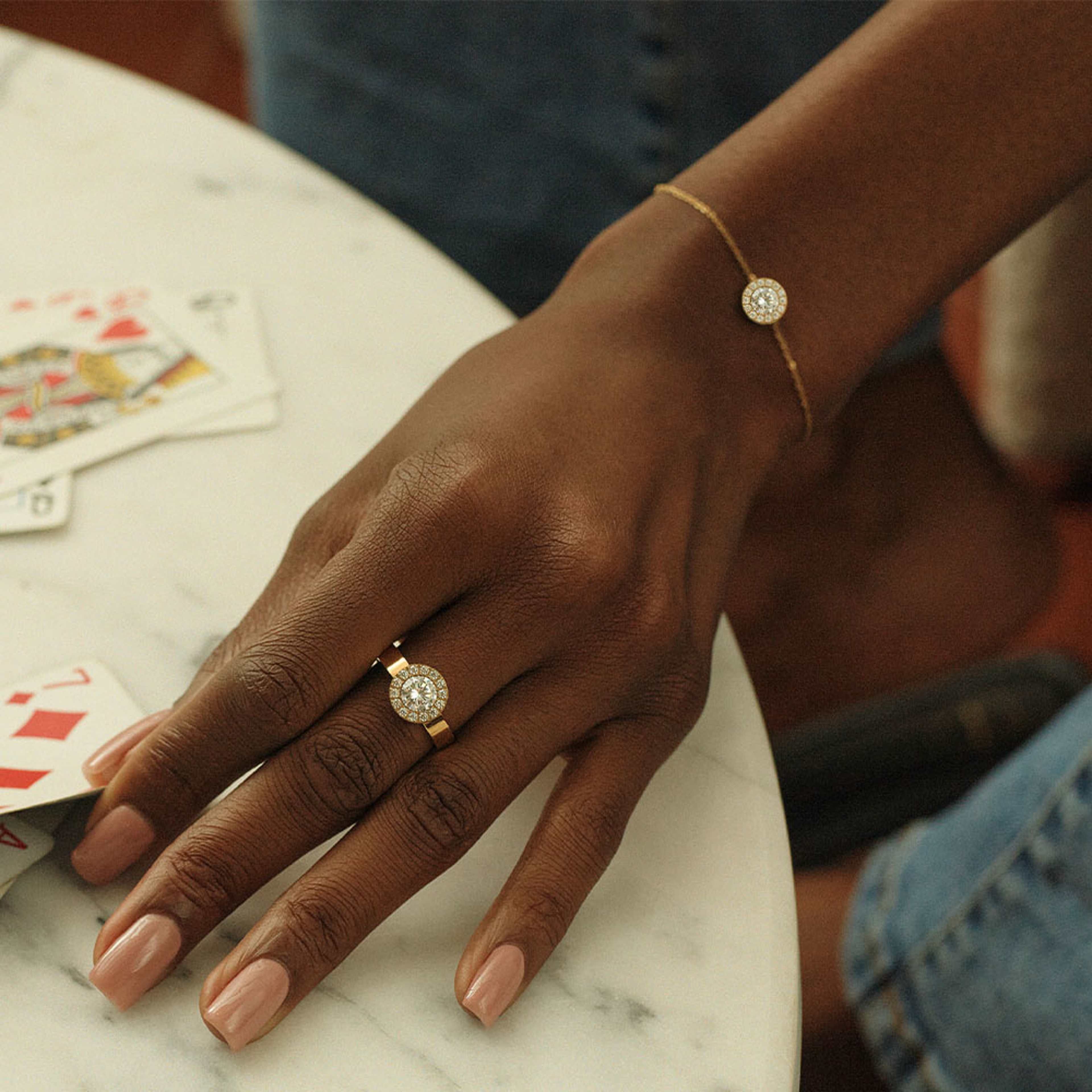Thassos Ring Gold