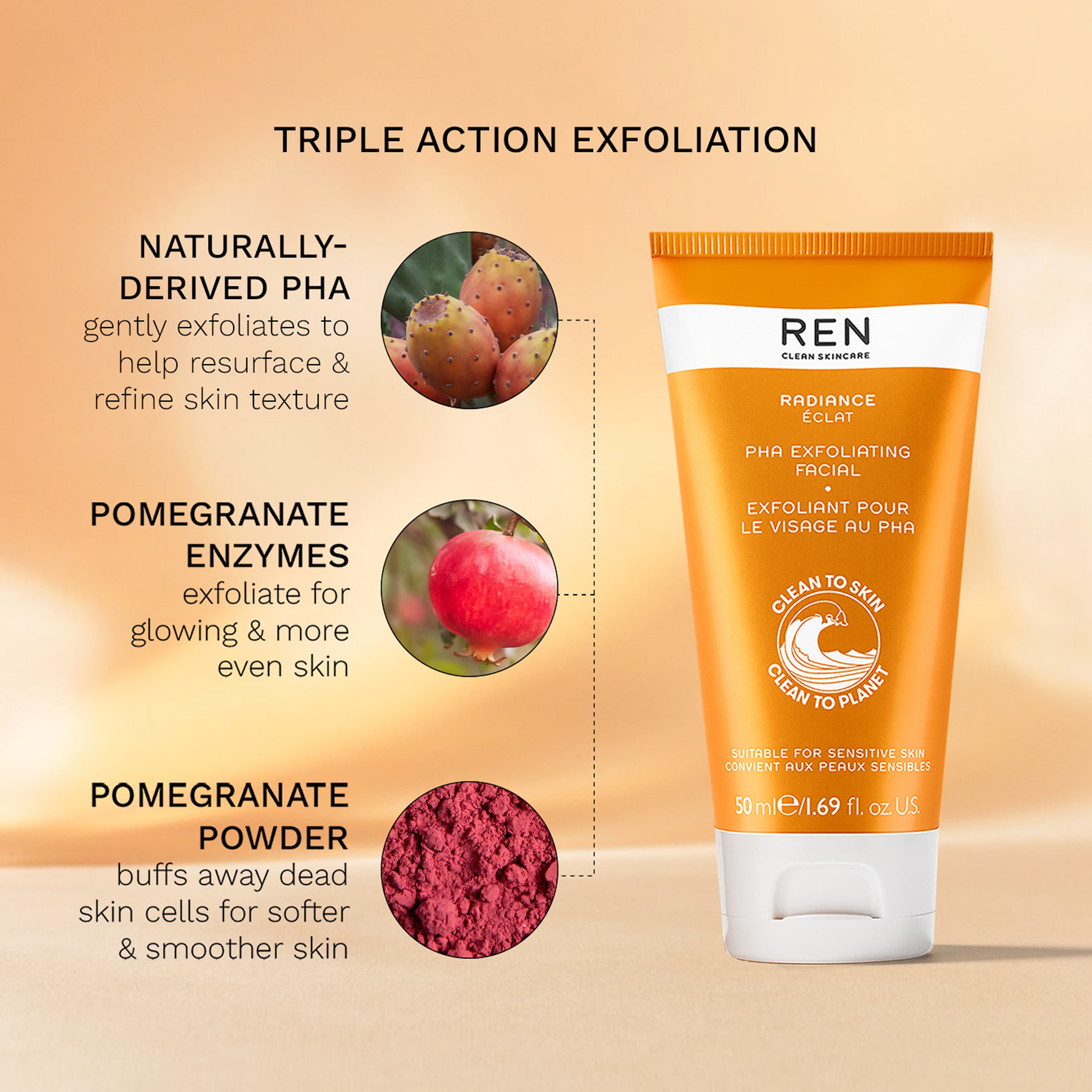 REN PHA Exfoliating Facial