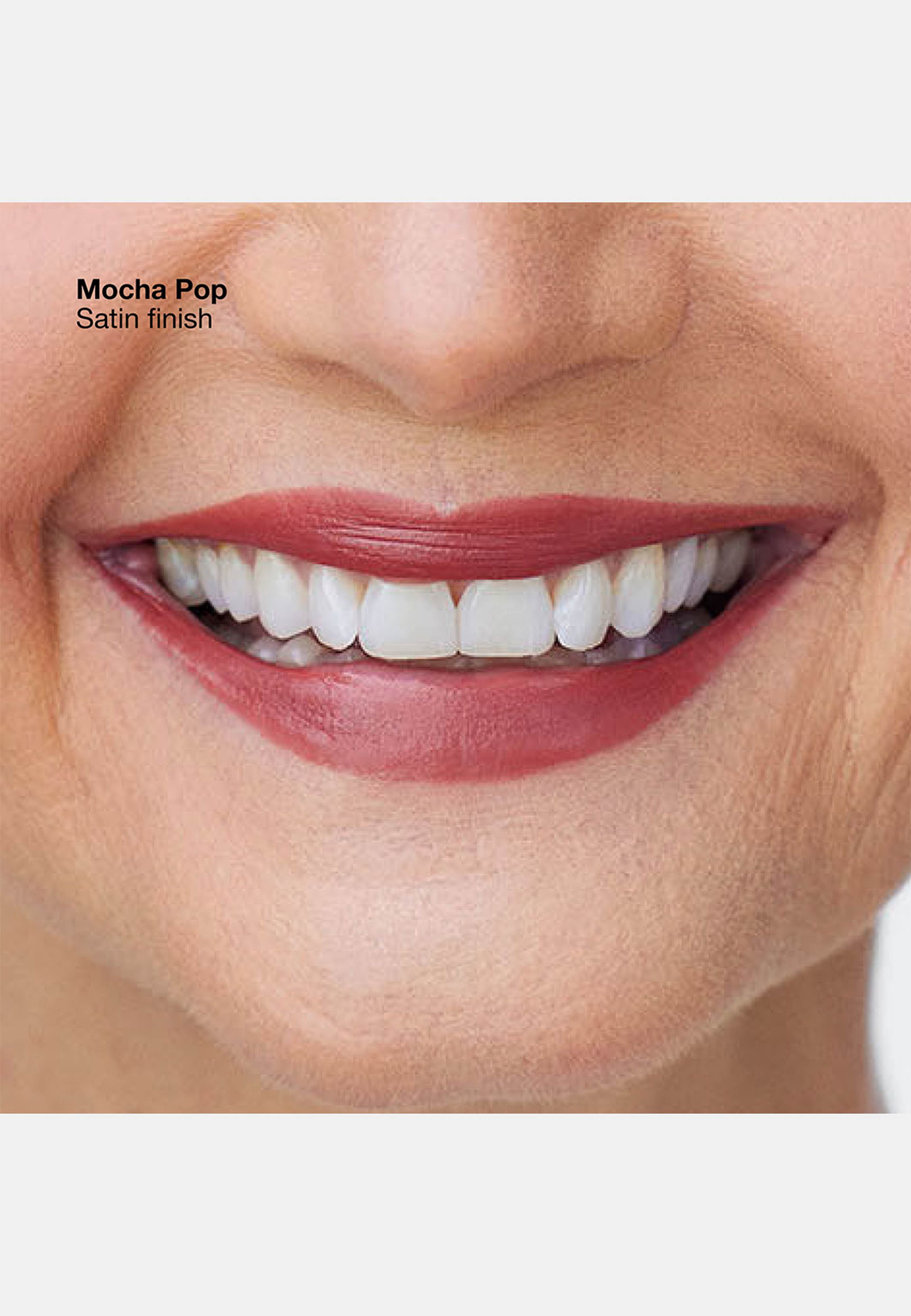 Pop Longwear Lipstick Satin, från Clinique, i färgen Mocha Pop. Klicka för att öppna bilden i stort format