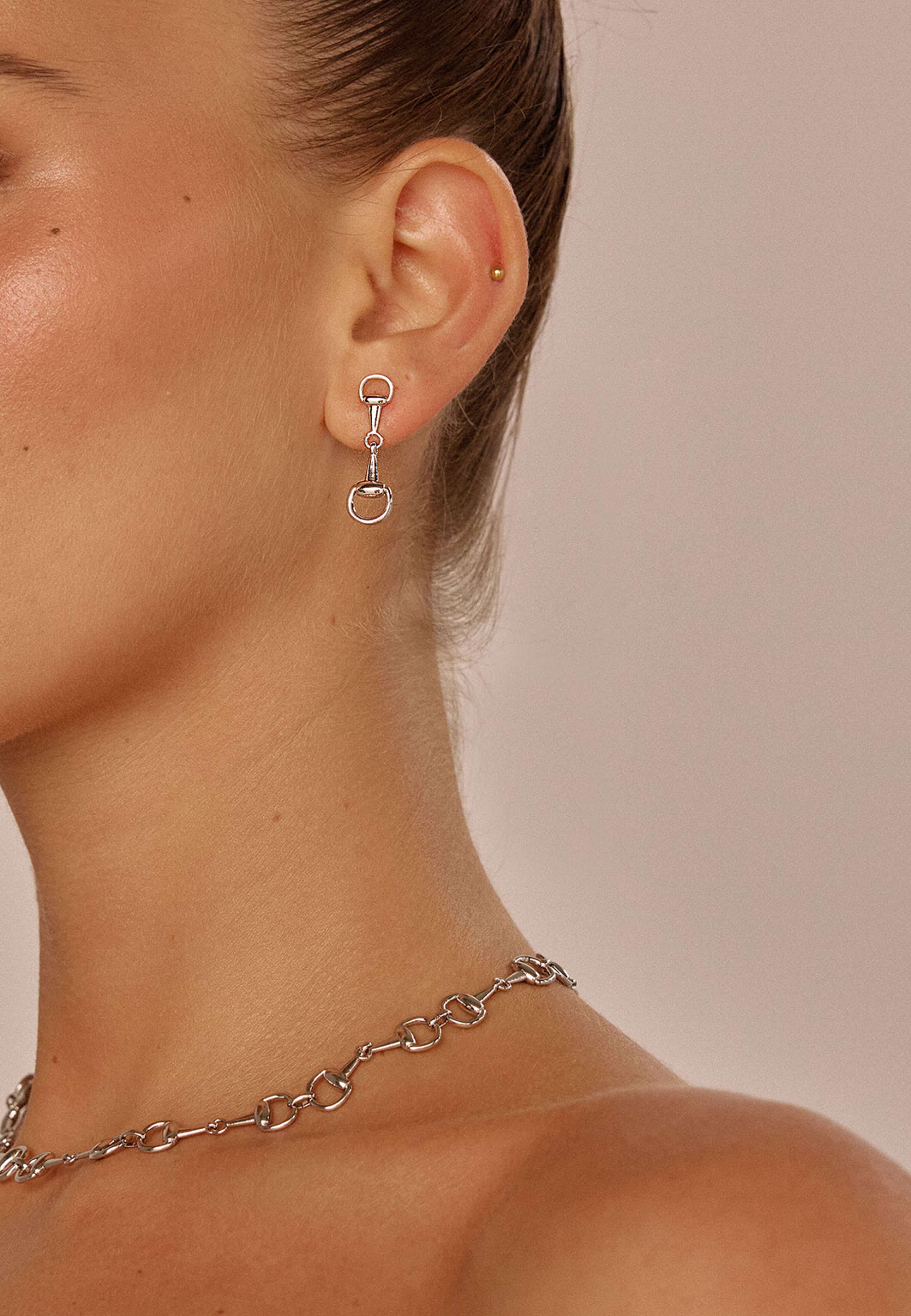The Horsebit Stud Earrings
