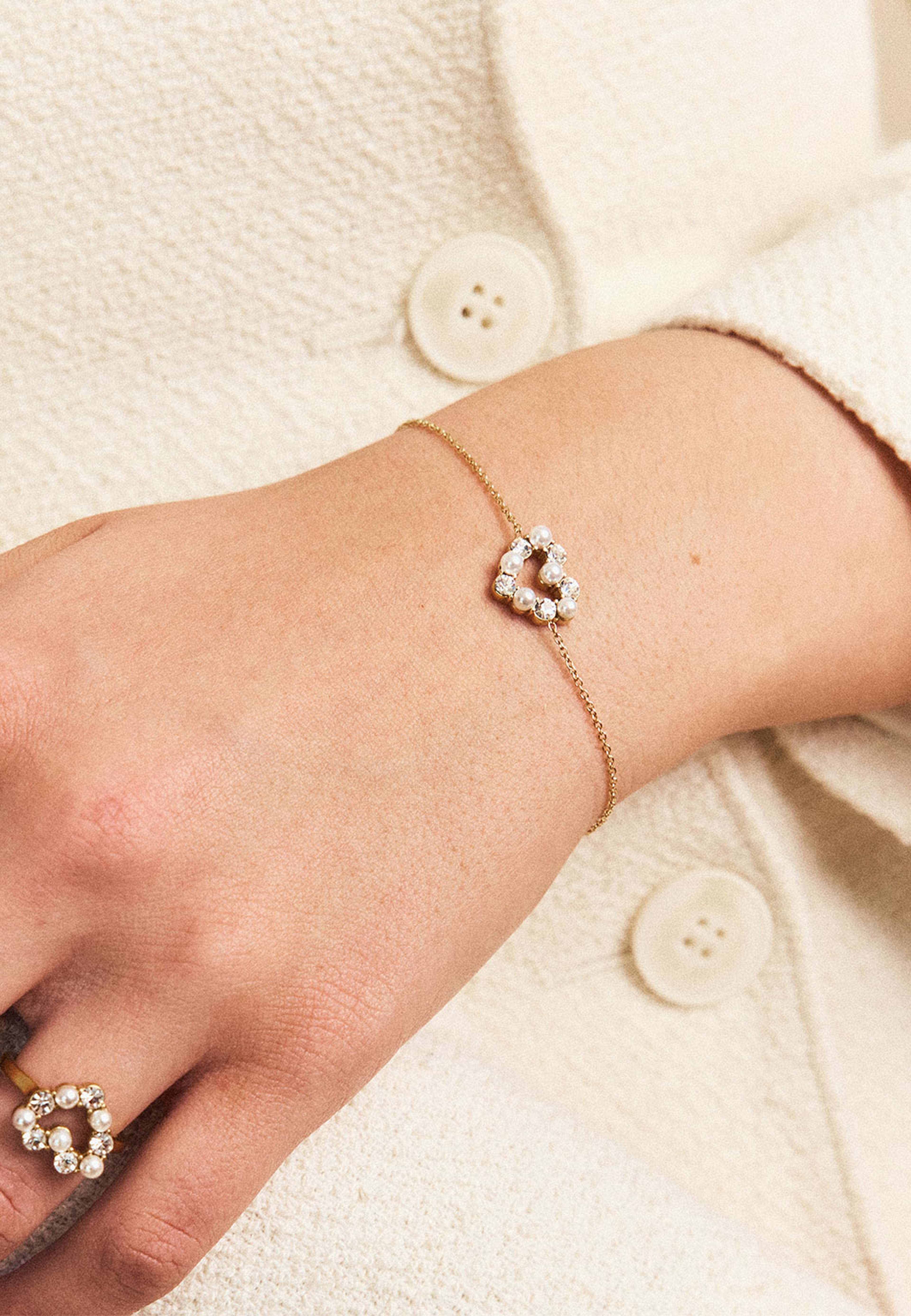 Affinity Pearl Heart Bracelet