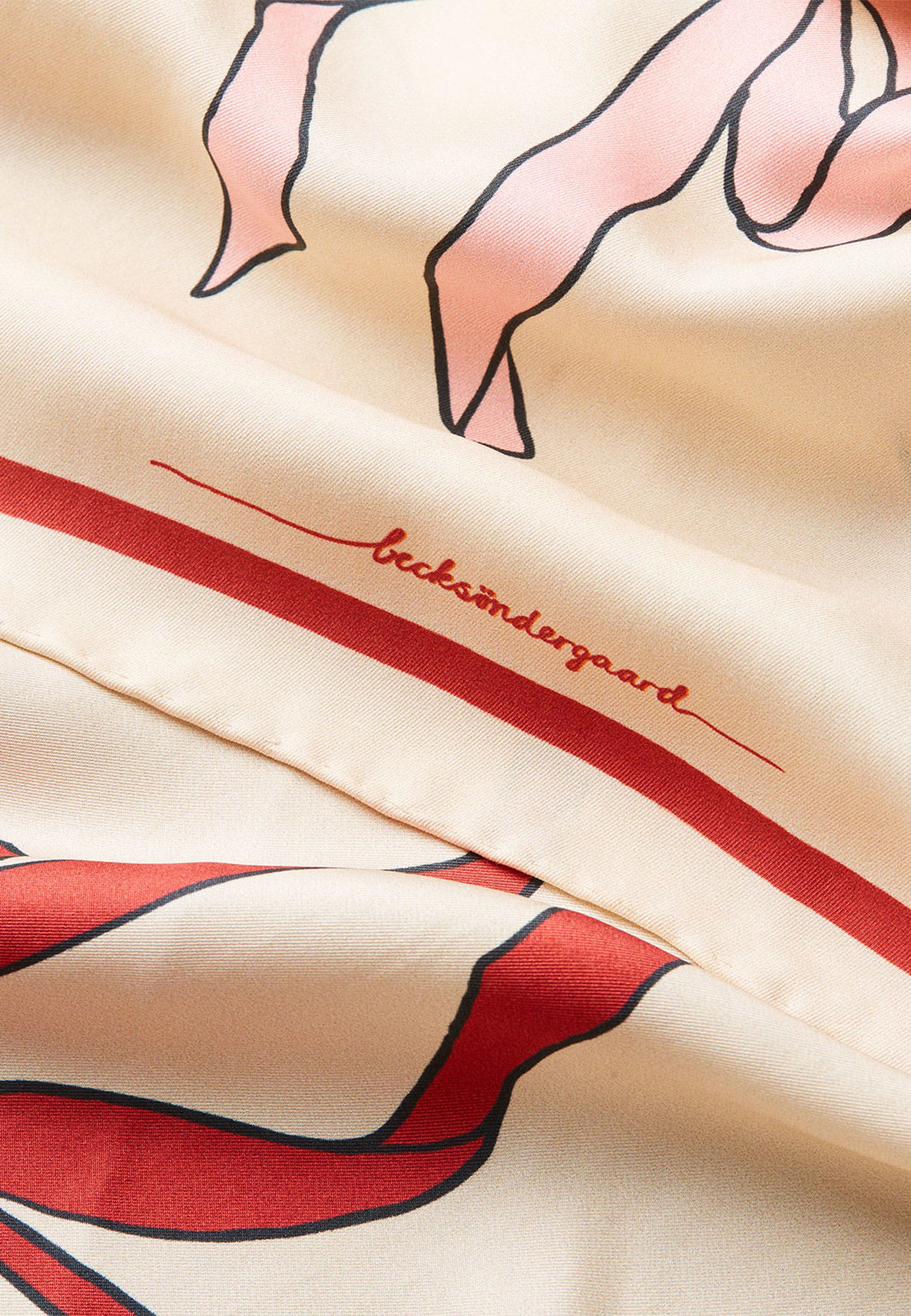 Bow Twill Sia Scarf