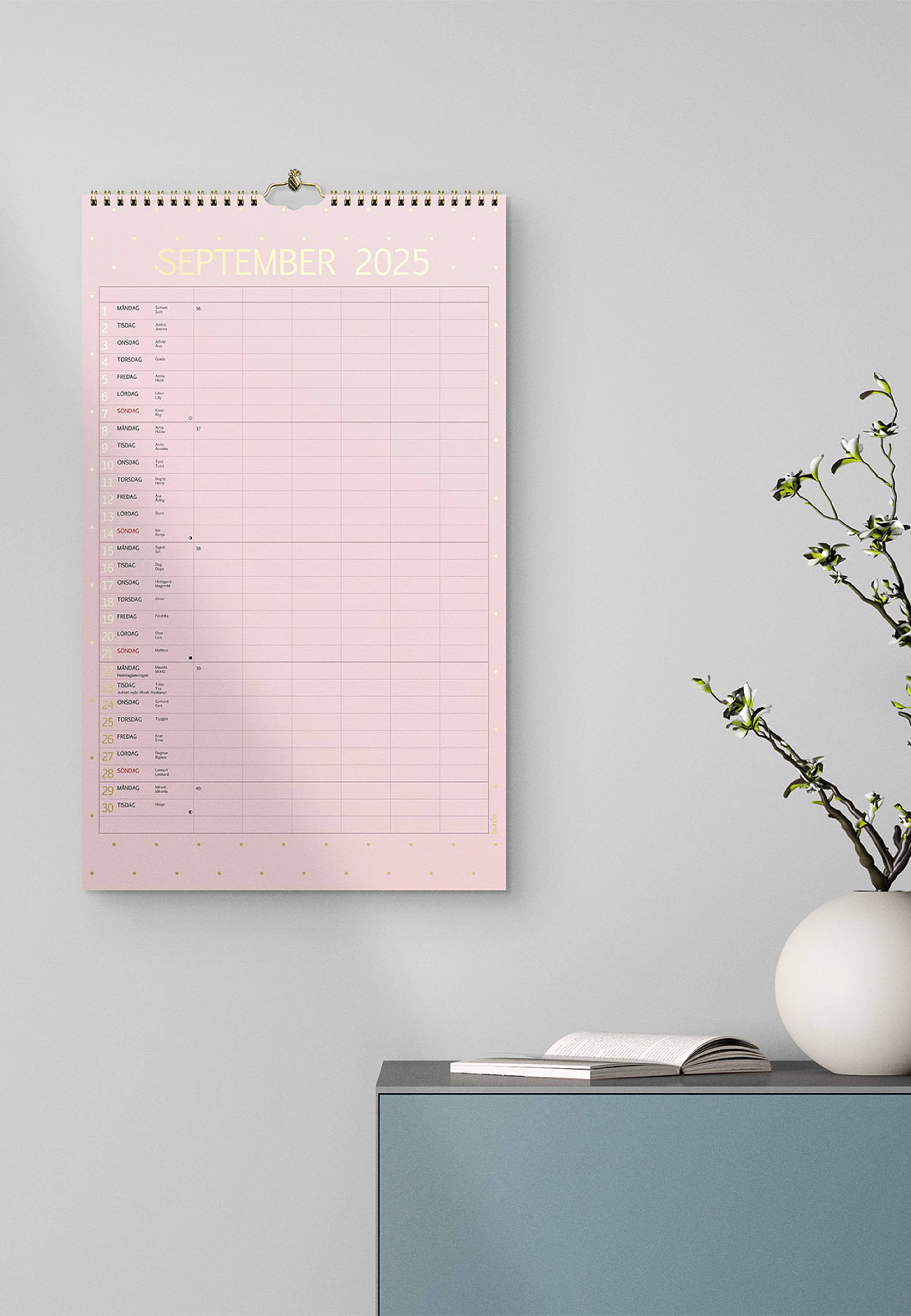 Familjekalender 25/26 Color