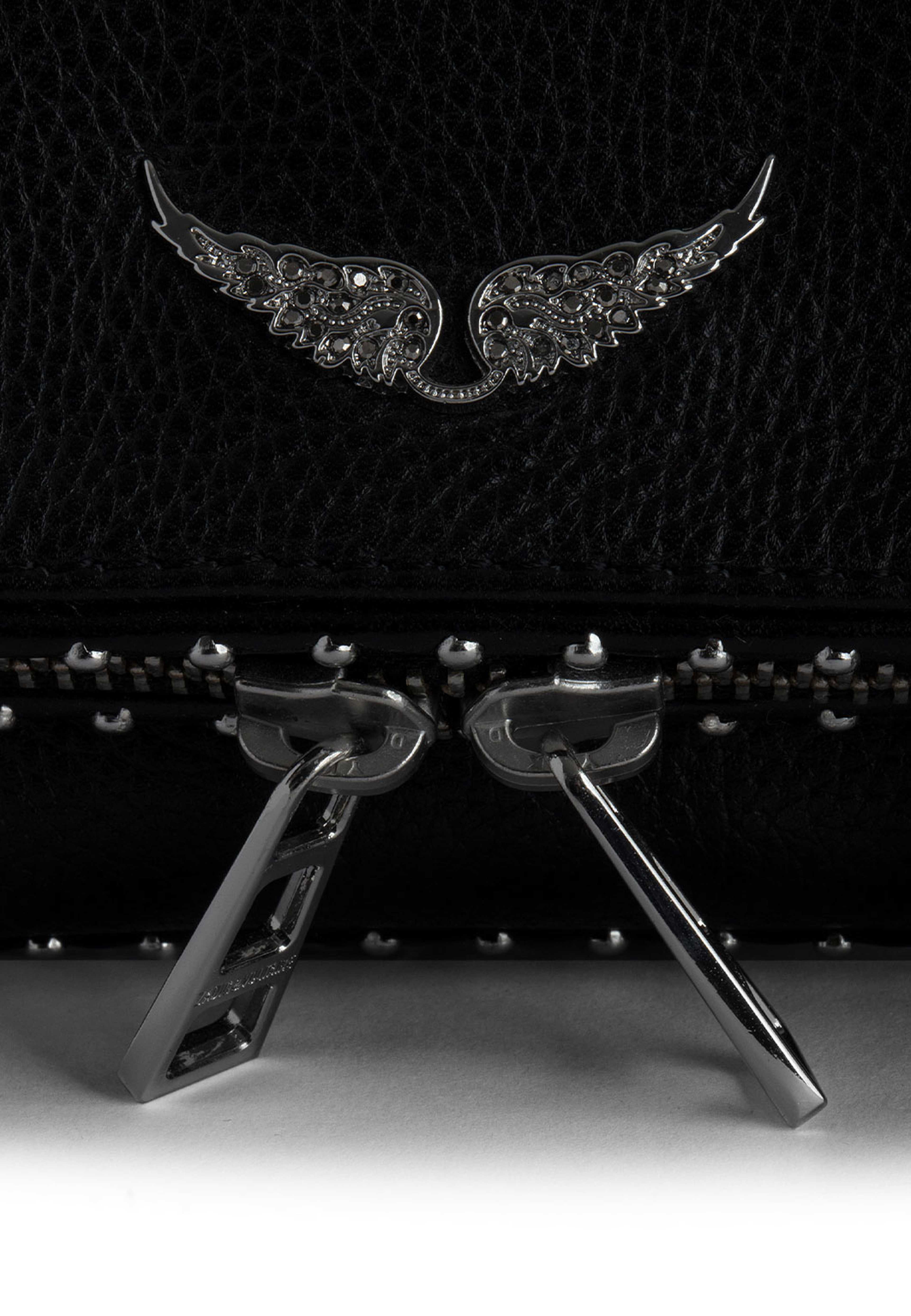 Rock Nano Grained Leather + Studs