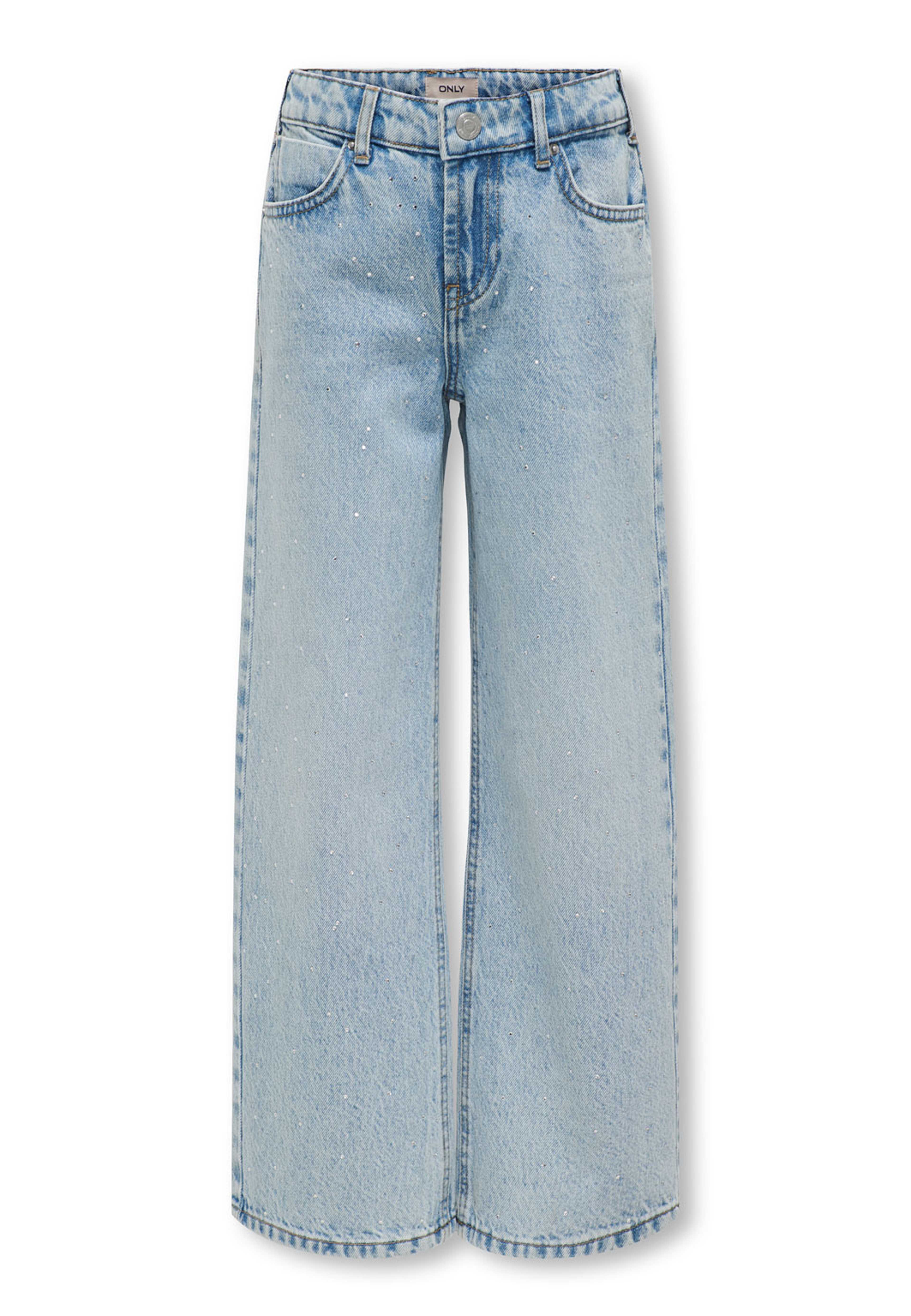 Kogcobain breda jeans med stenar