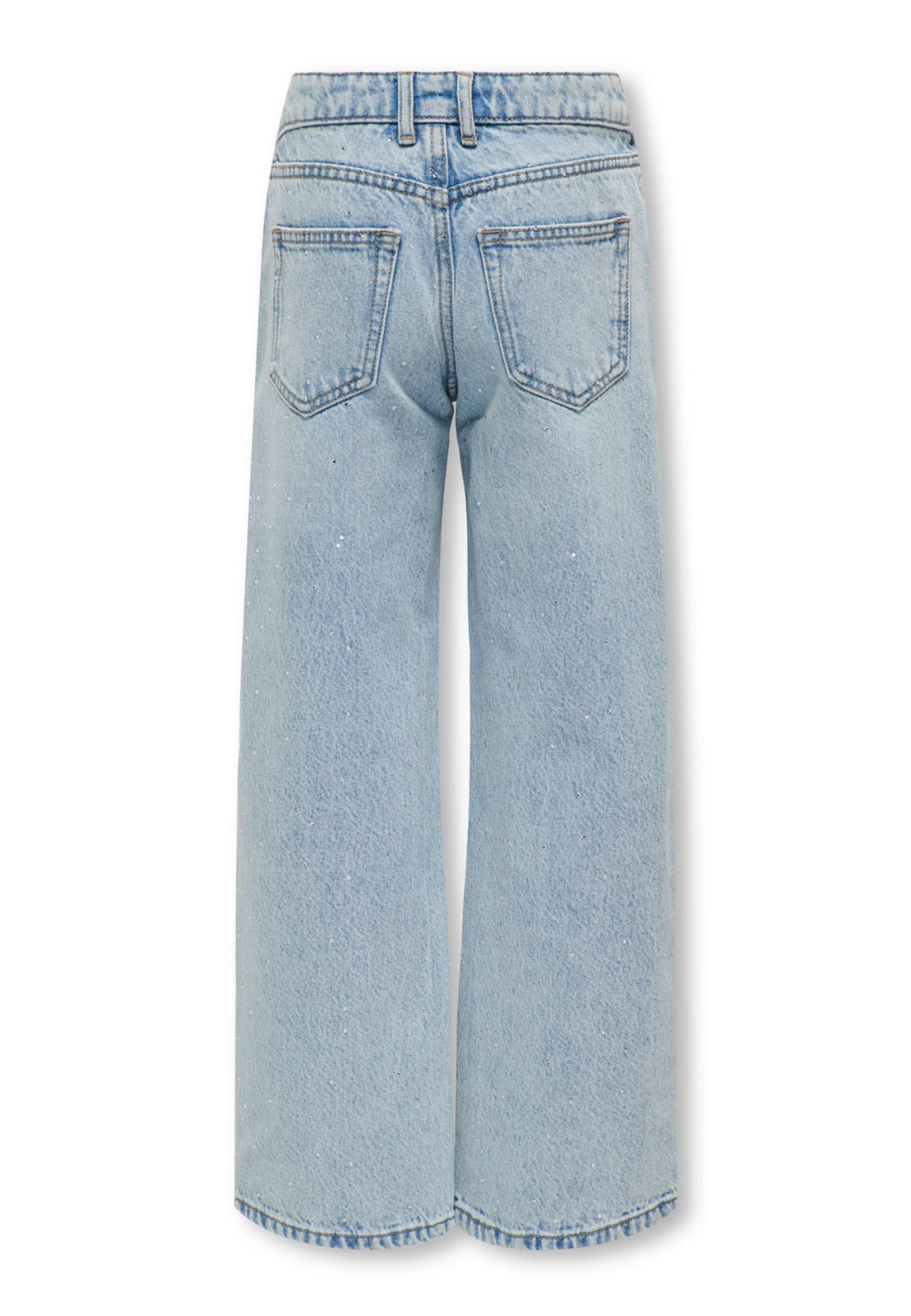 Kogcobain breda jeans med stenar