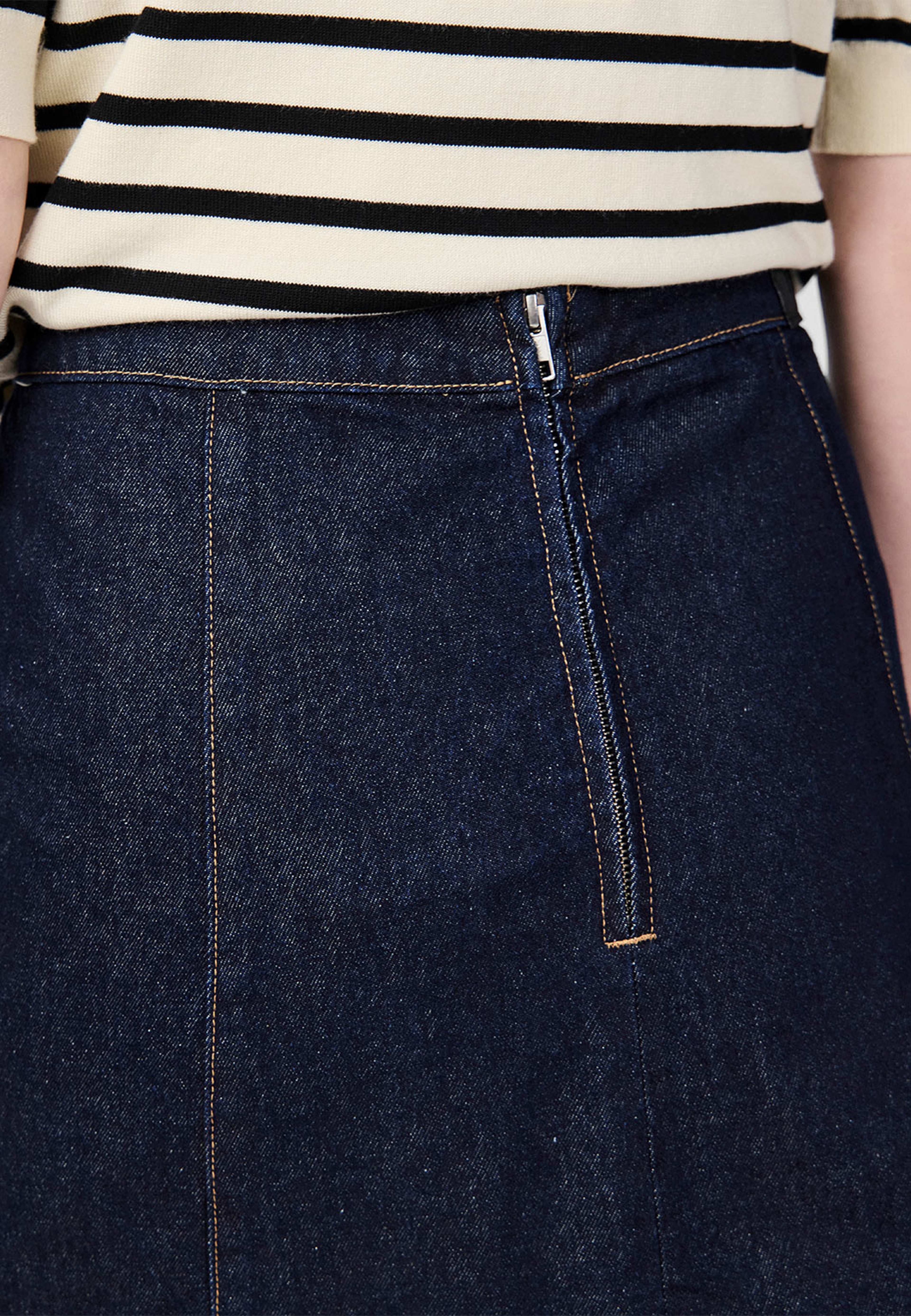 Yasmaria Hw Short Denim Skirt S.