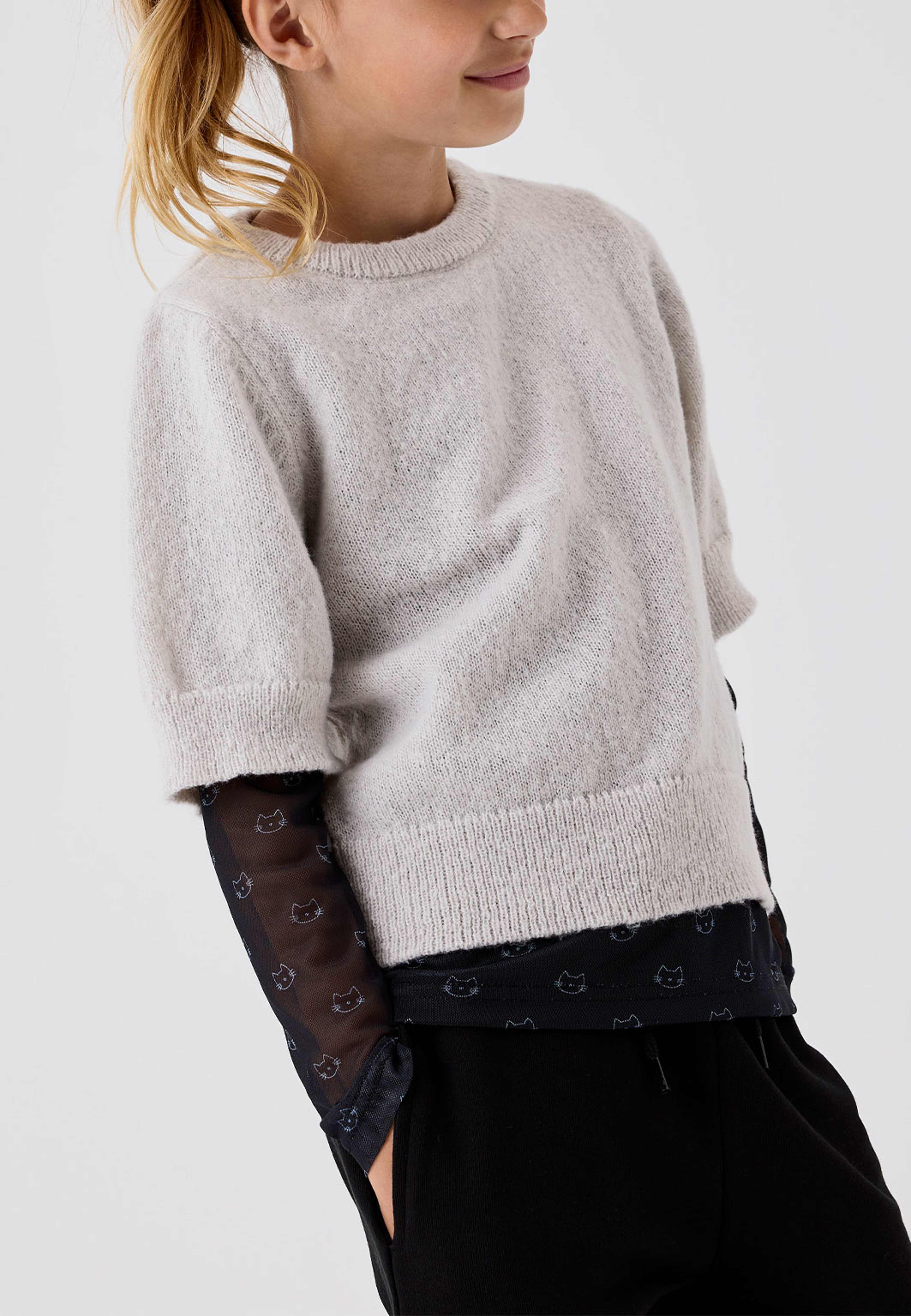NKFBABETH 2/4 SL KNIT