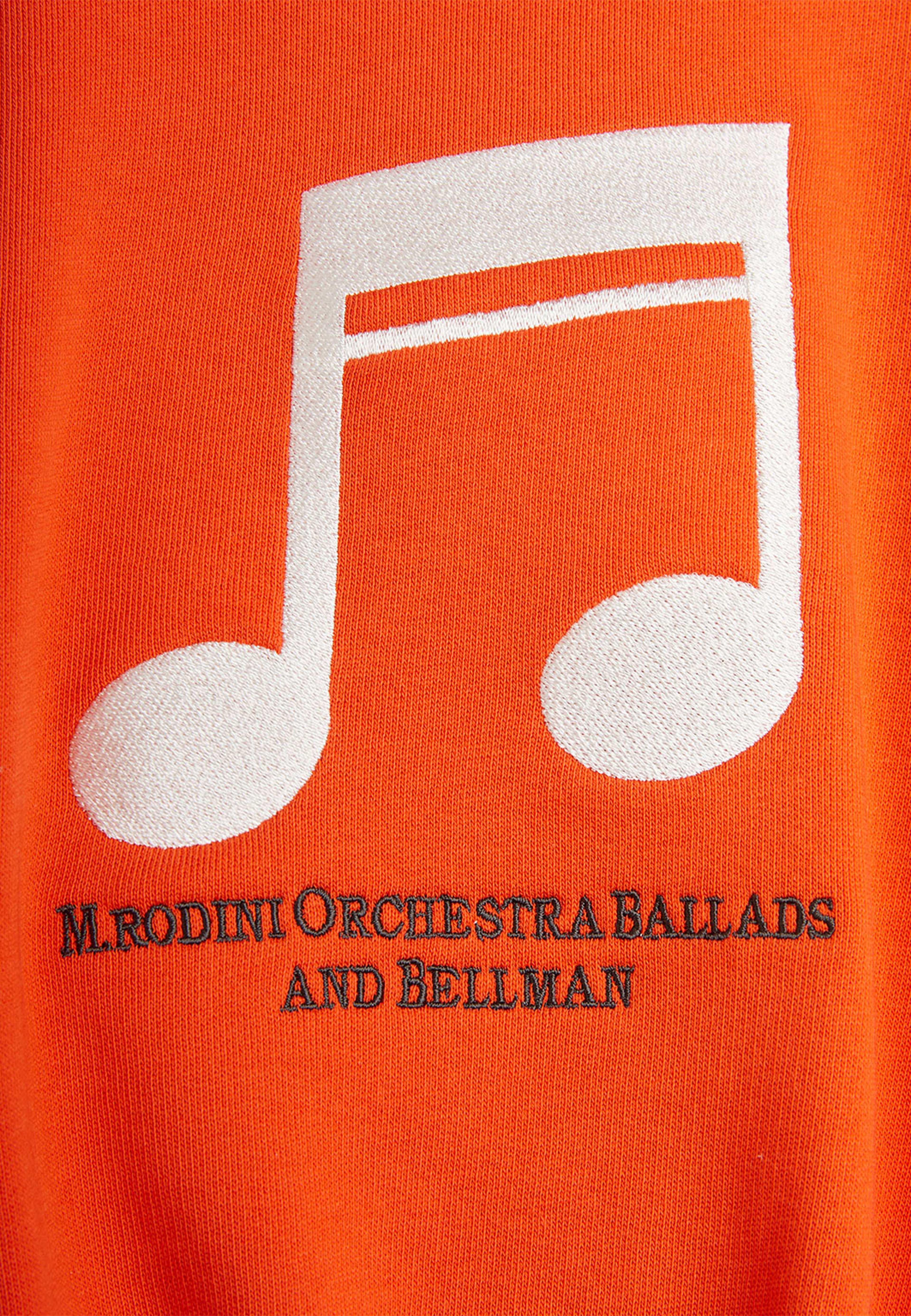 Note embroidered sweatshirt