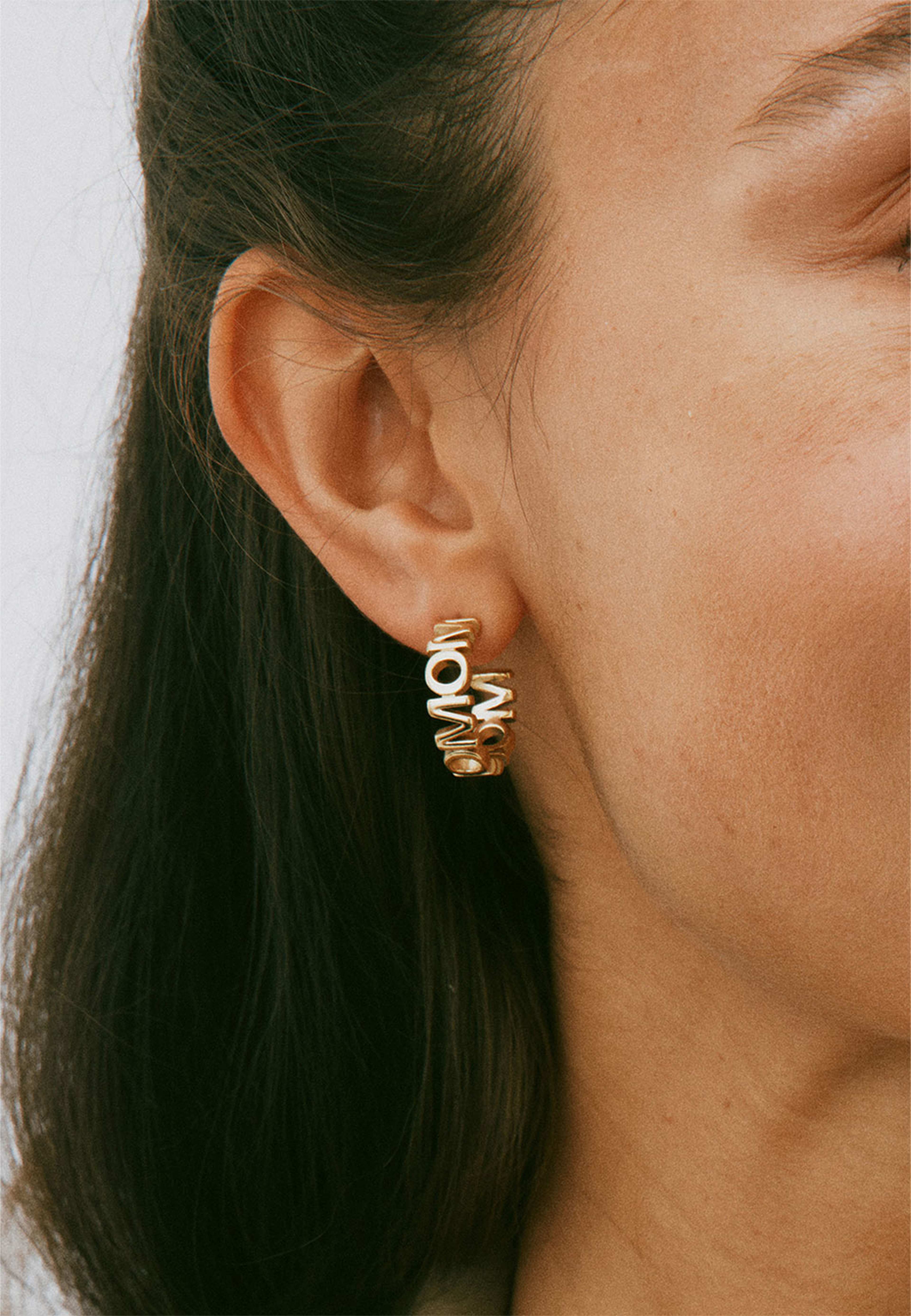 Mom Multi Hoops Gold