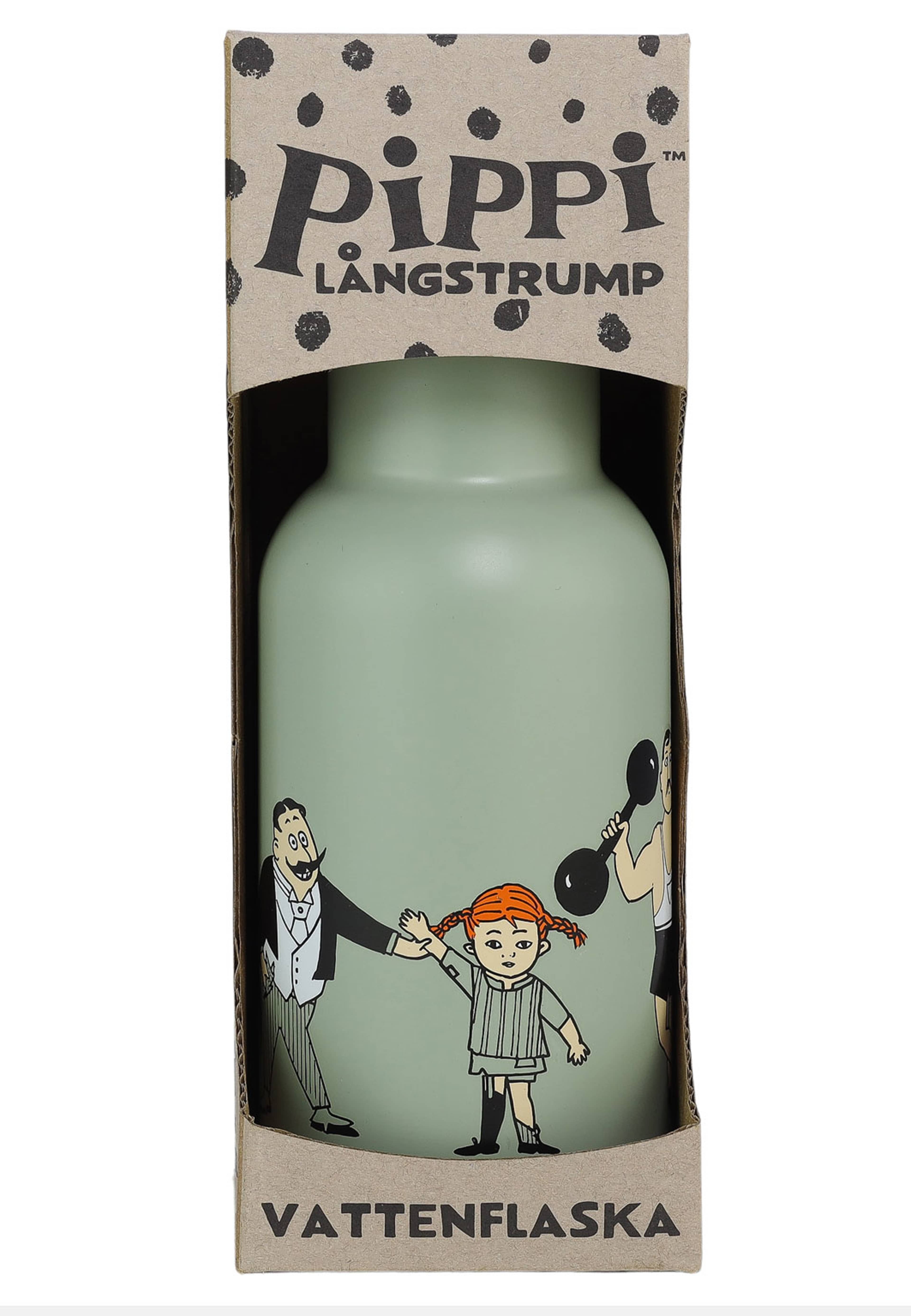 Pippi Cirkus, Vattenflaska, grön