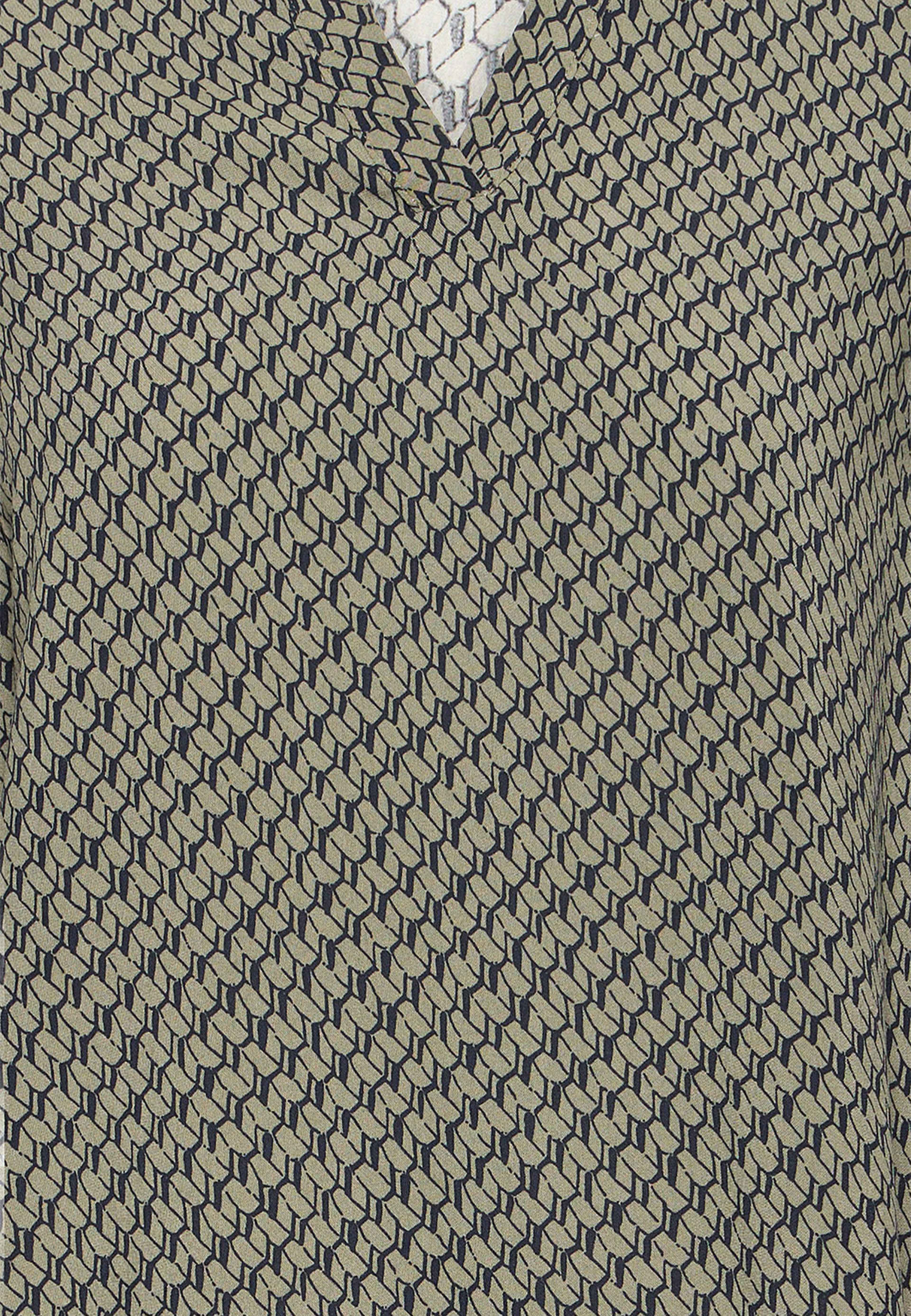 Frflowy Blouse, från Fransa, i färgen Dusty Olive Art.
