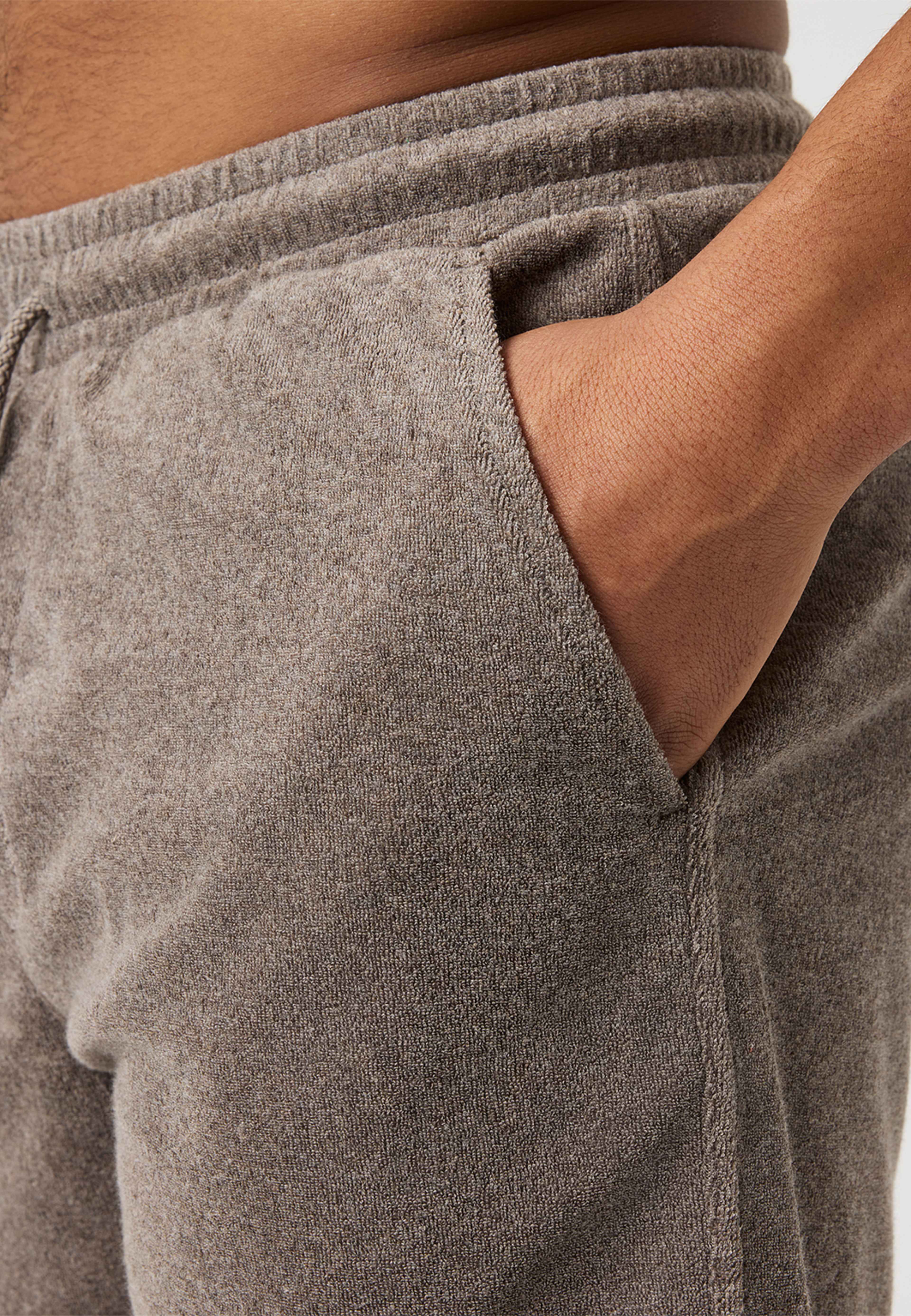 Borg Toweling Pool Shorts, från Björn Borg, i färgen Taupe Melange. Klicka för att öppna bilden i stort format
