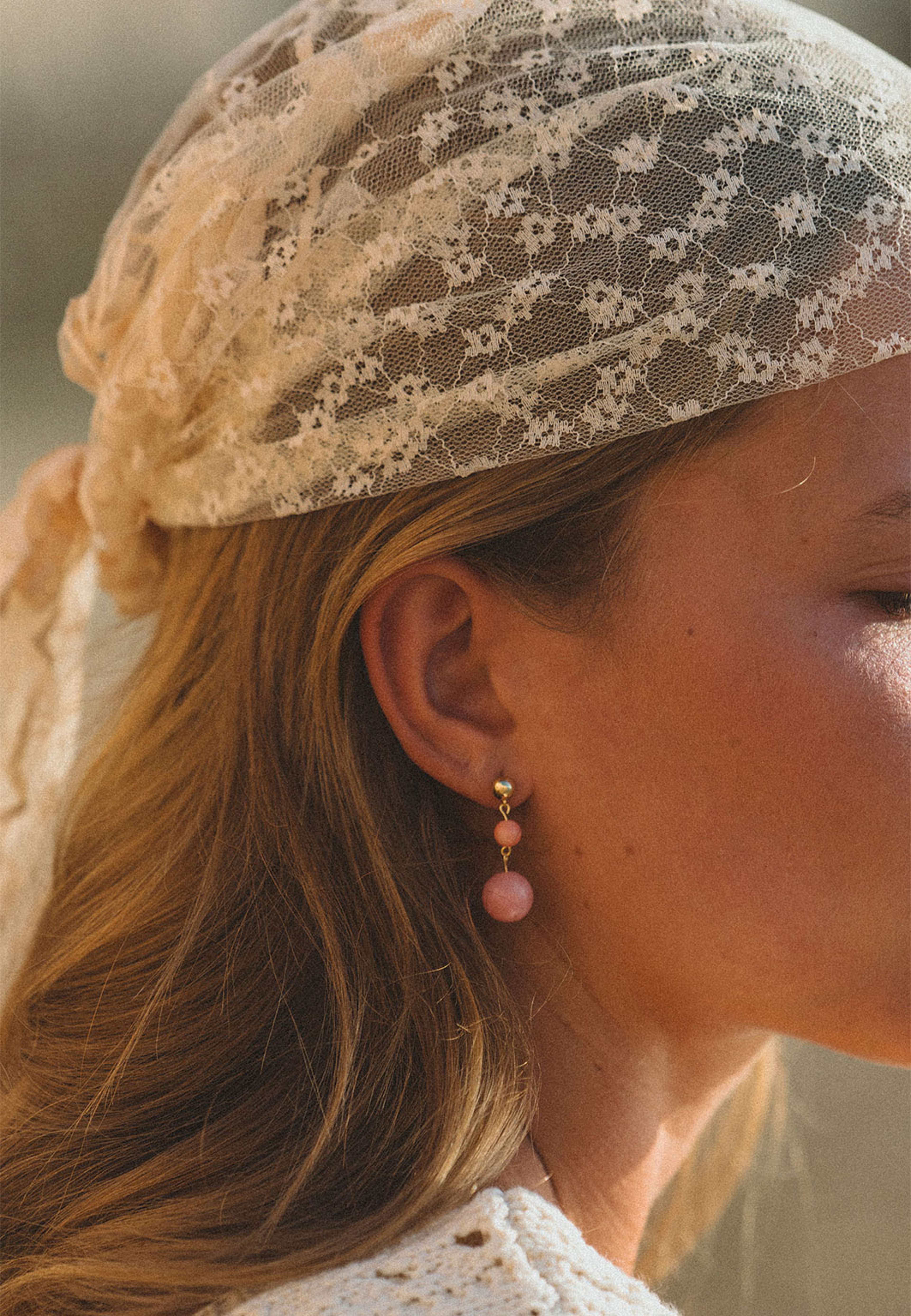 Flamingo Drops Earring