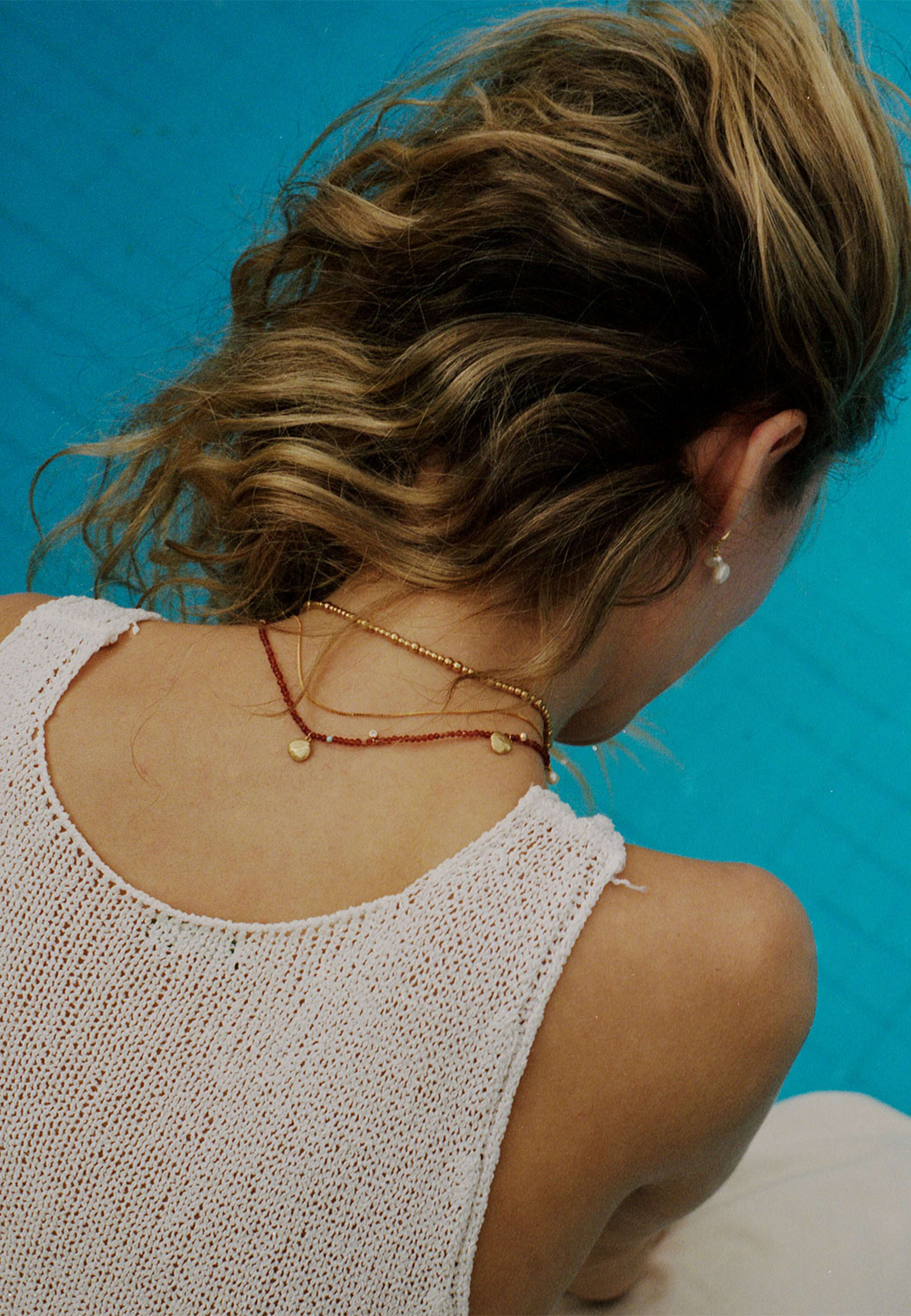 Maroon Harmony Necklace