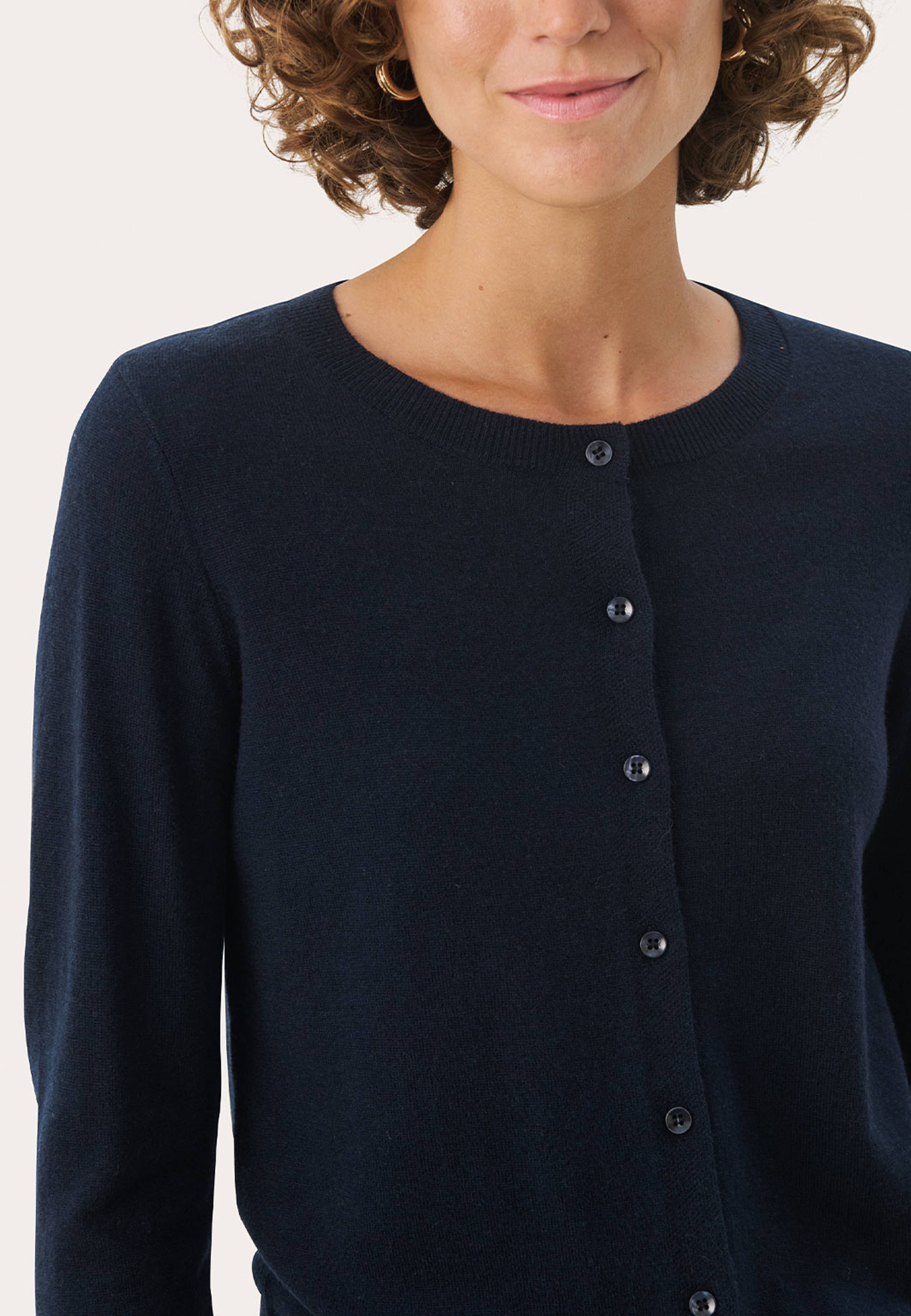 EllahPW Cardigan, från Part Two, i färgen Night Sky. Klicka för att öppna bilden i stort format