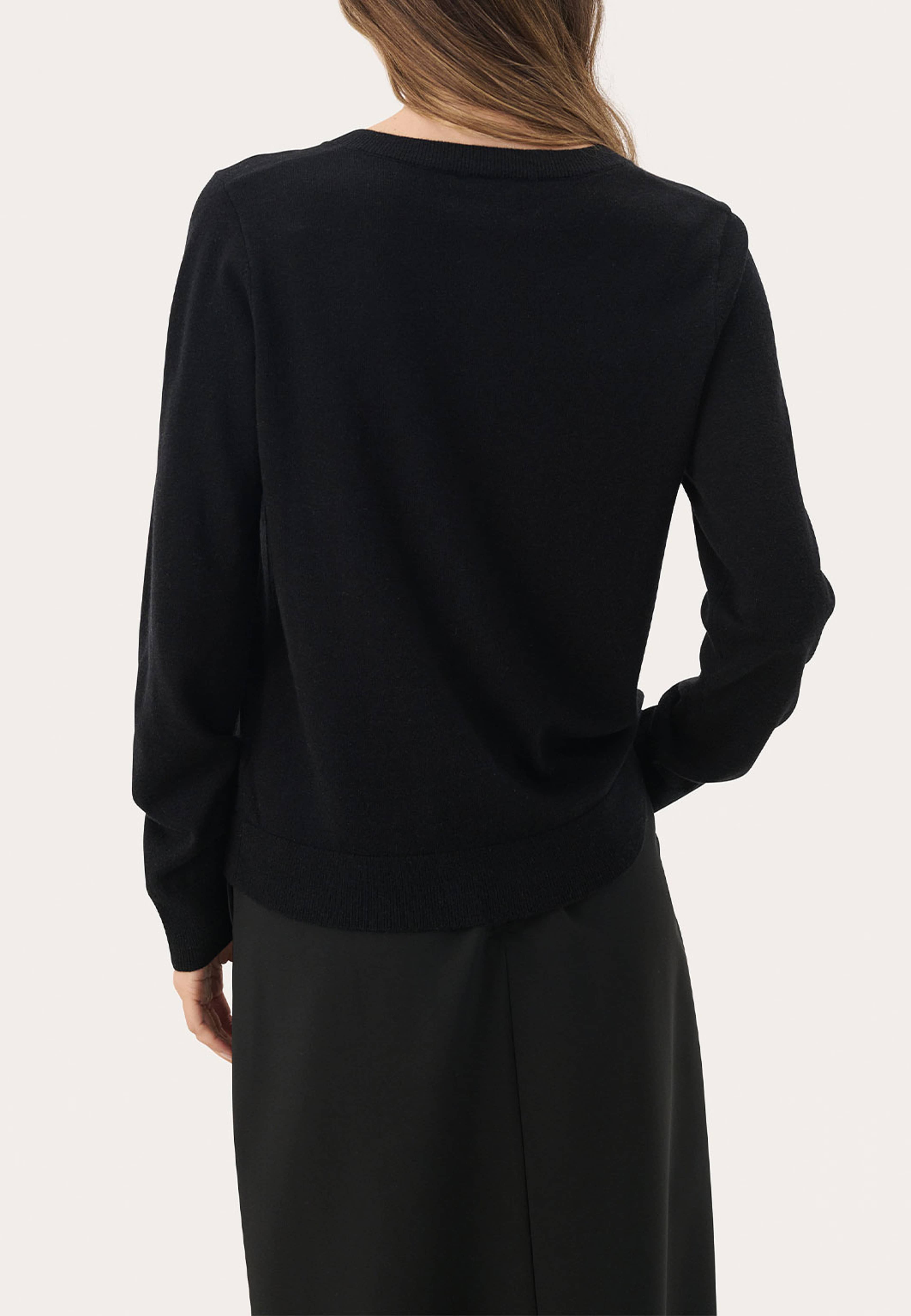 EllahPW Cardigan, från Part Two, i färgen Black. Klicka för att öppna bilden i stort format