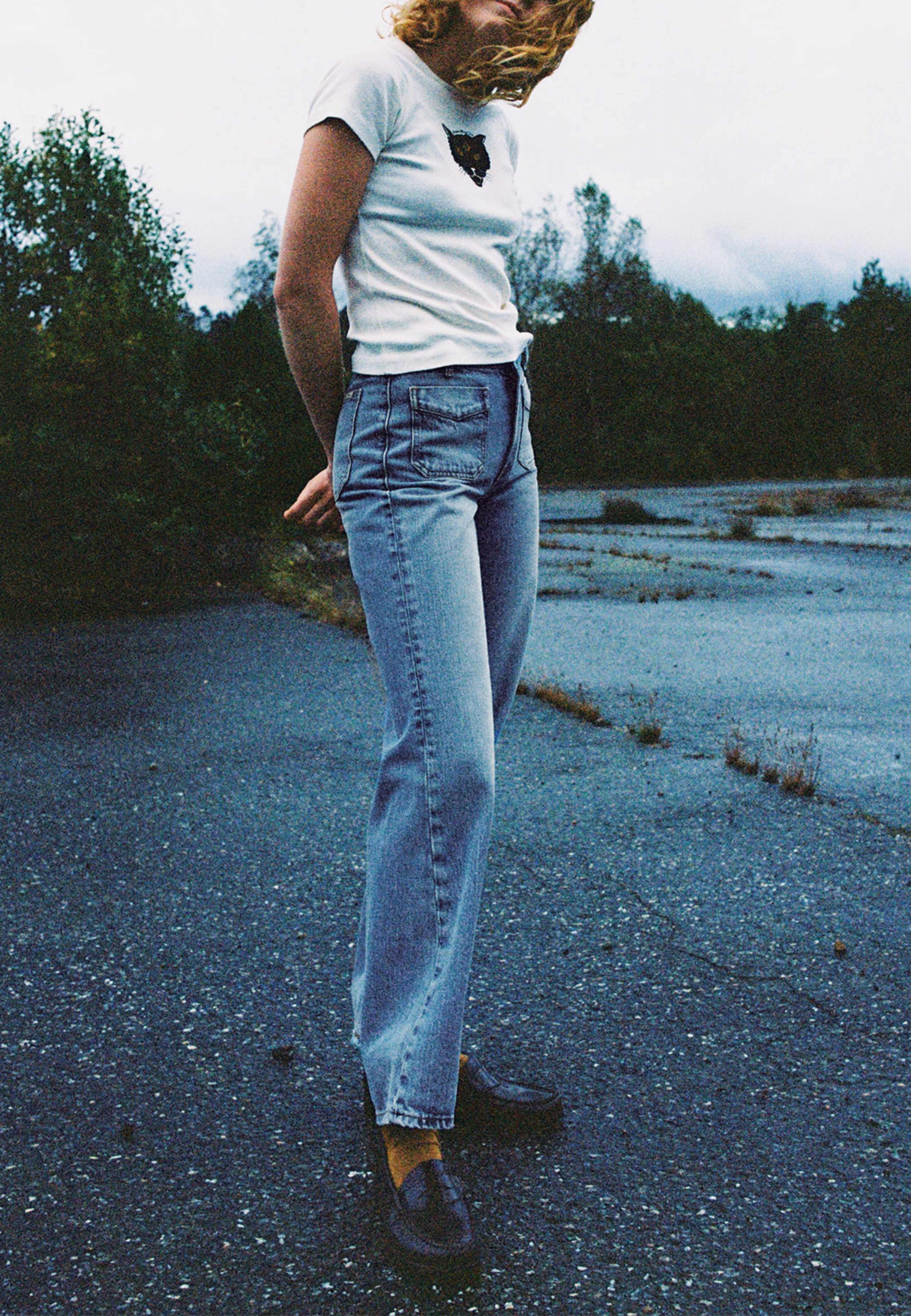 Holly Flare Denim Pants