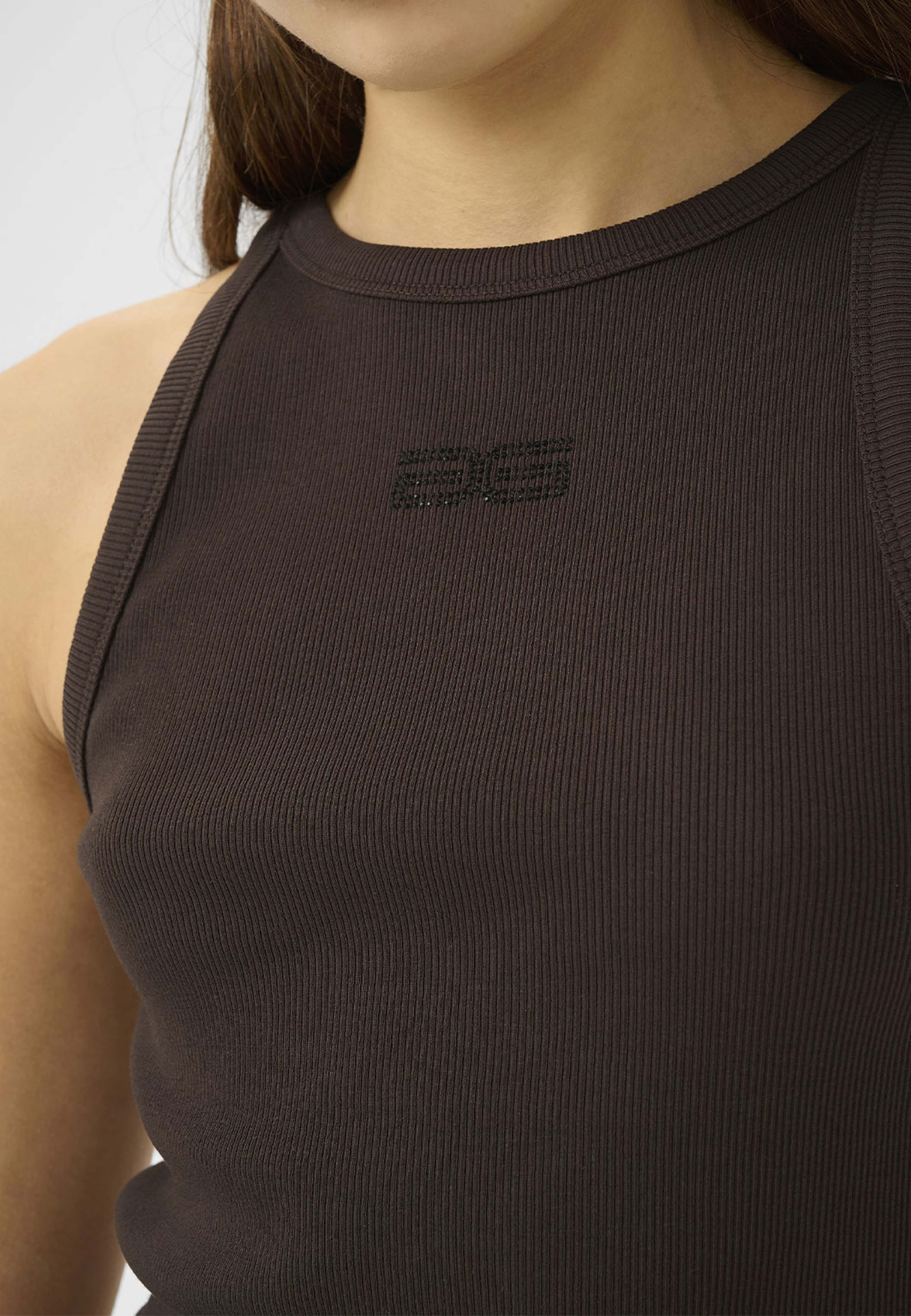 GZdrew Rhinestone Logo Tank  Top