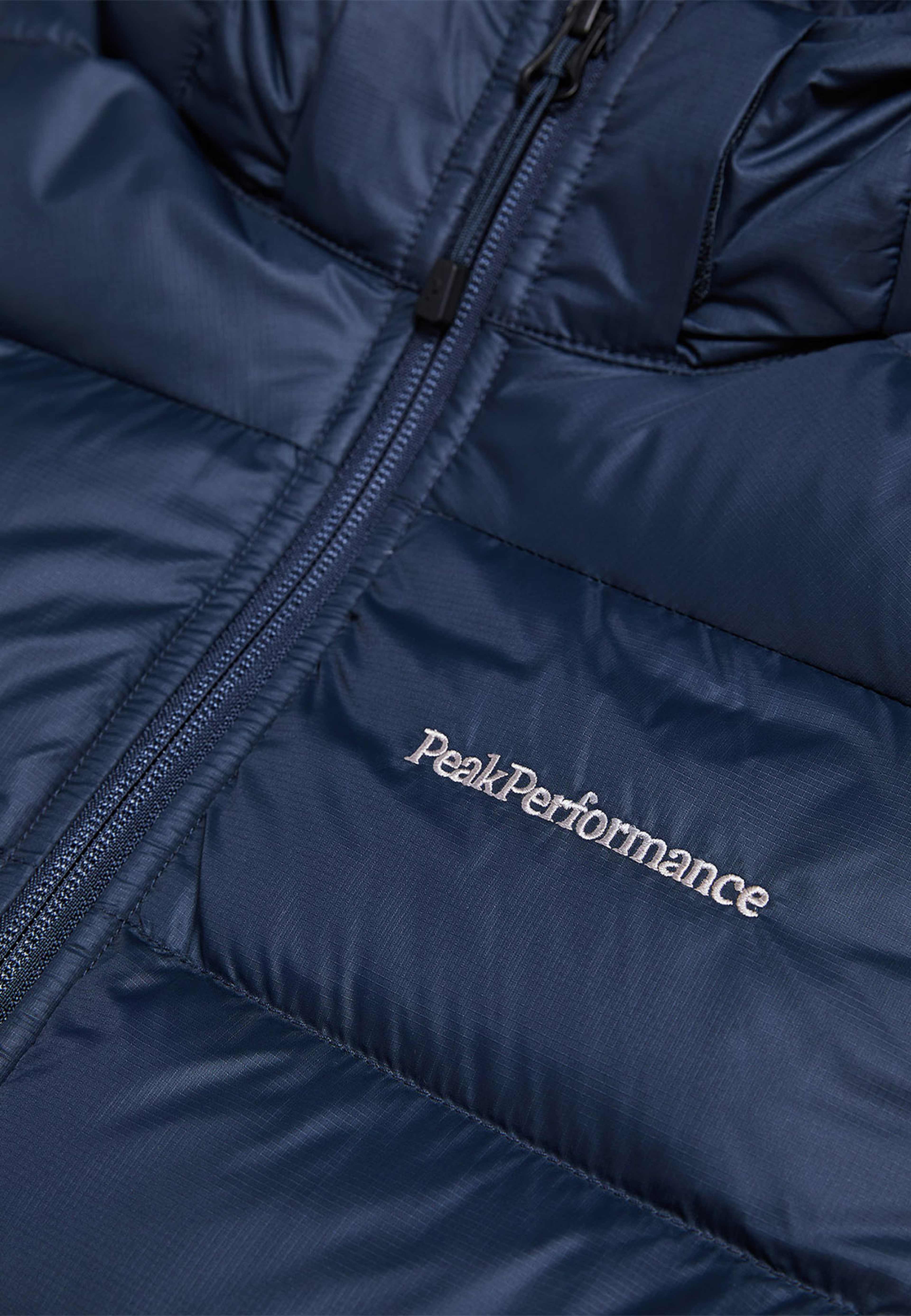 Jr Frost Down Puffer Jacket, från Peak Performance, i färgen Blue Shadow. Klicka för att öppna bilden i stort format
