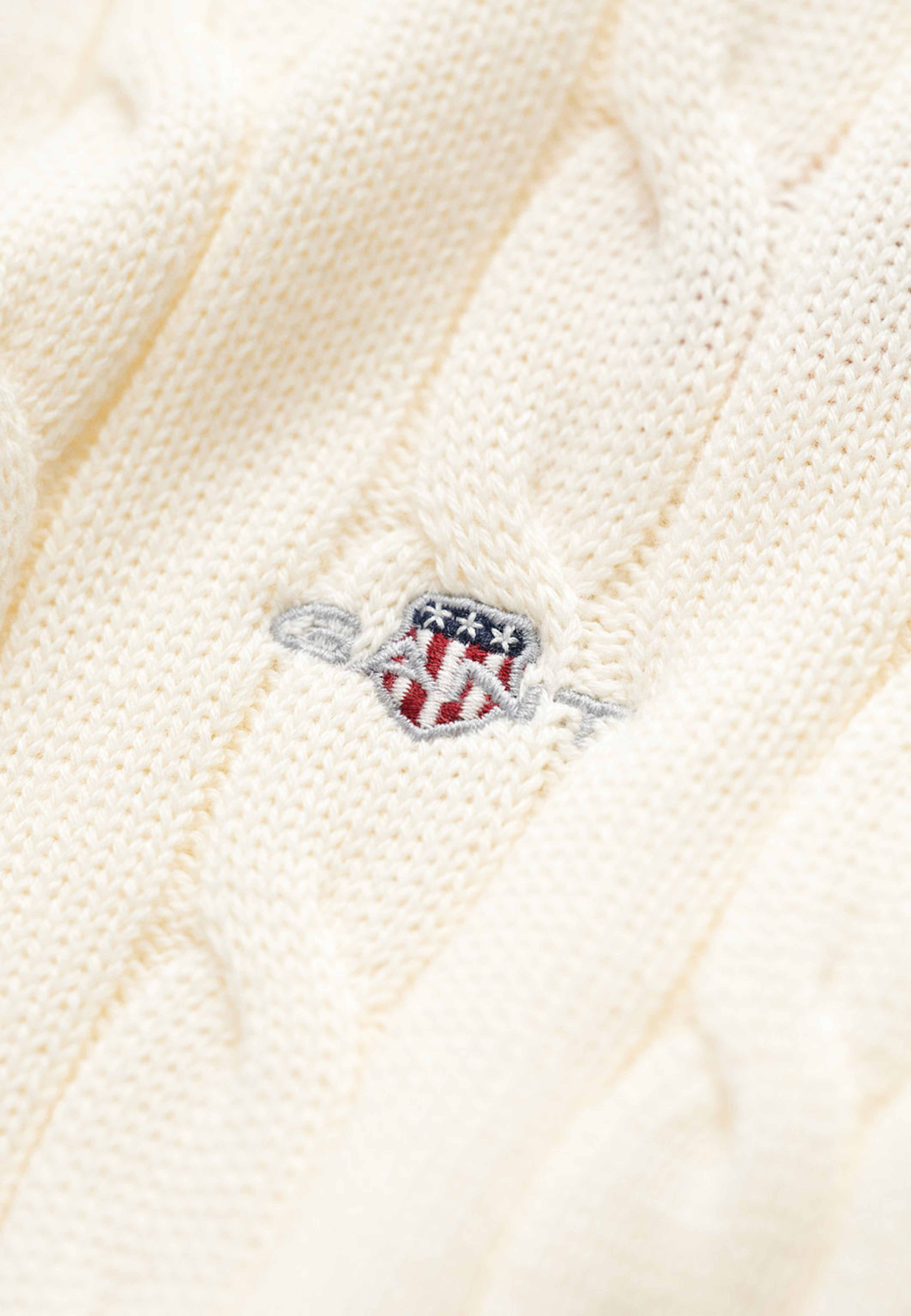Gant Cotton Cable Half-zip
