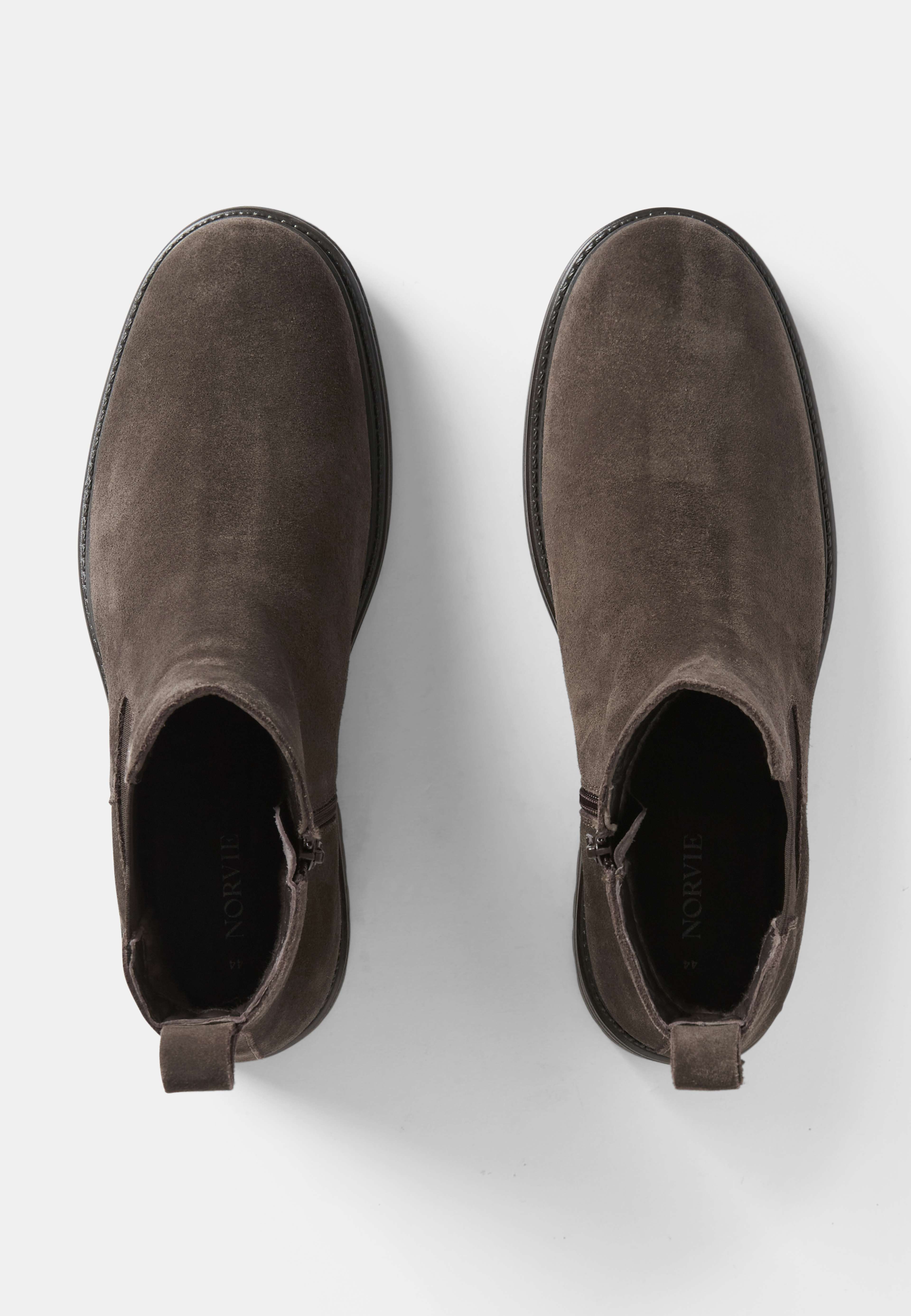 Chelsea boots i mocka