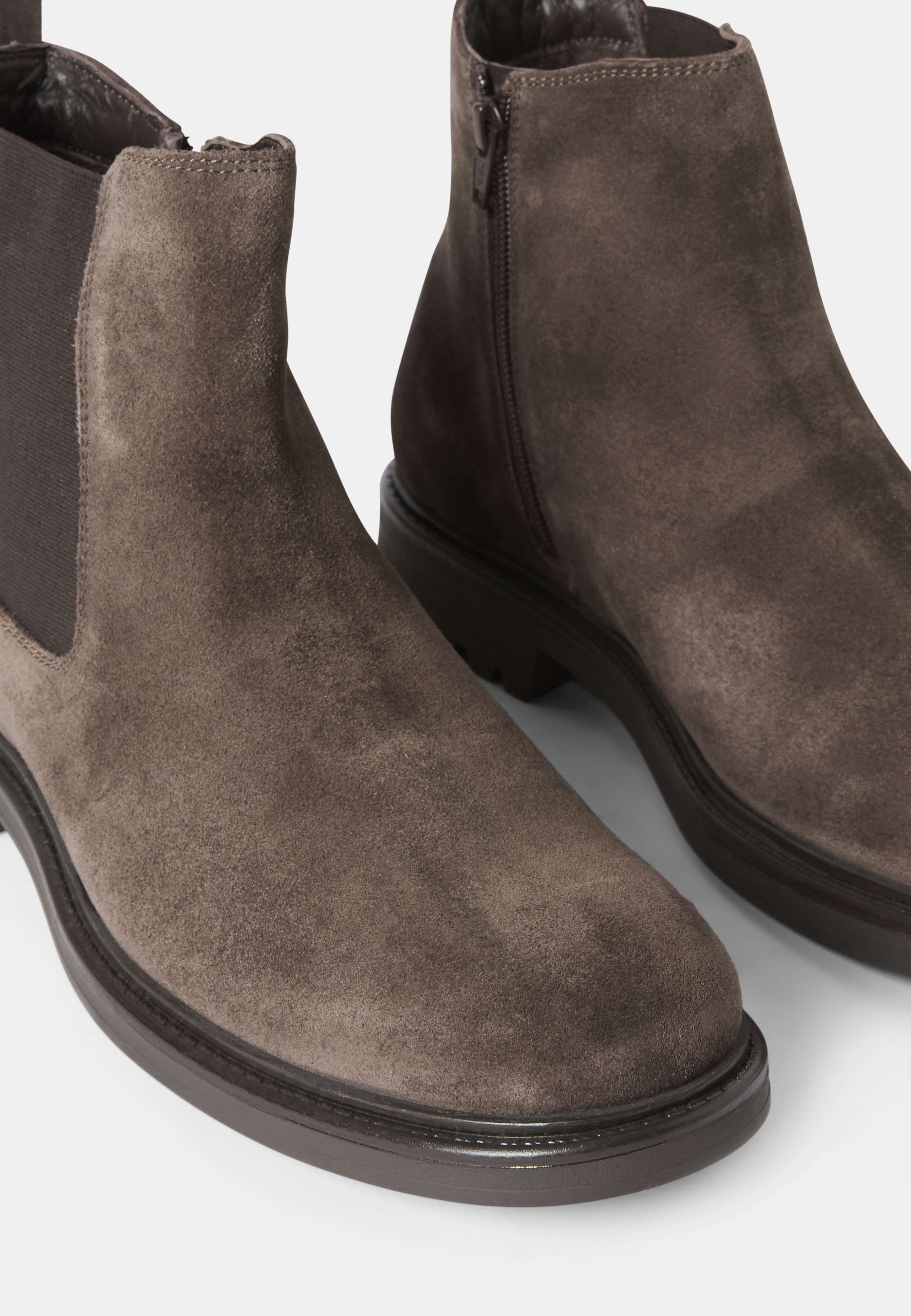 Chelsea boots i mocka