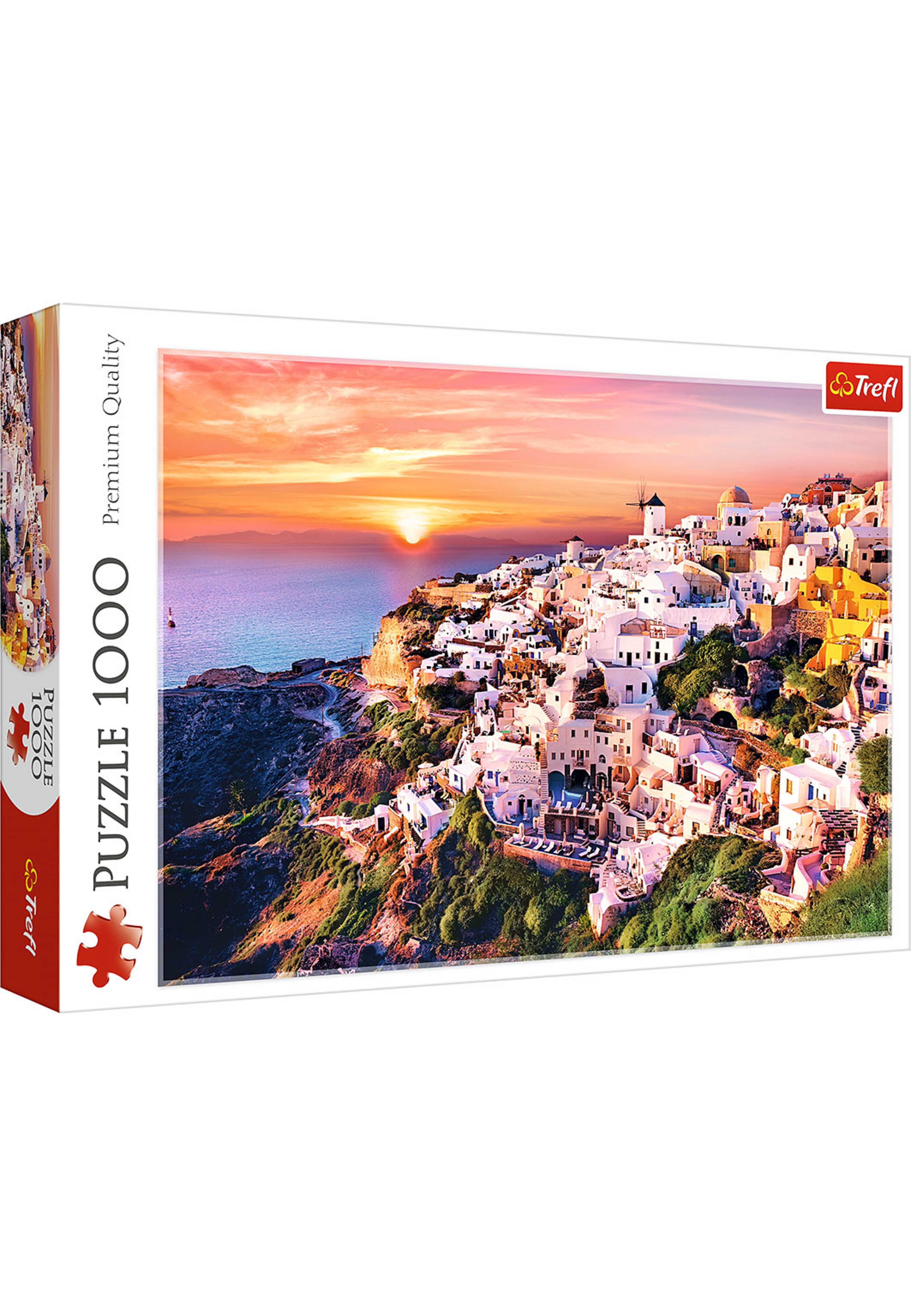 1000 Bitar Sunset Over Santorini, från Trefl, i färgen Multicolor. Klicka för att öppna bilden i stort format