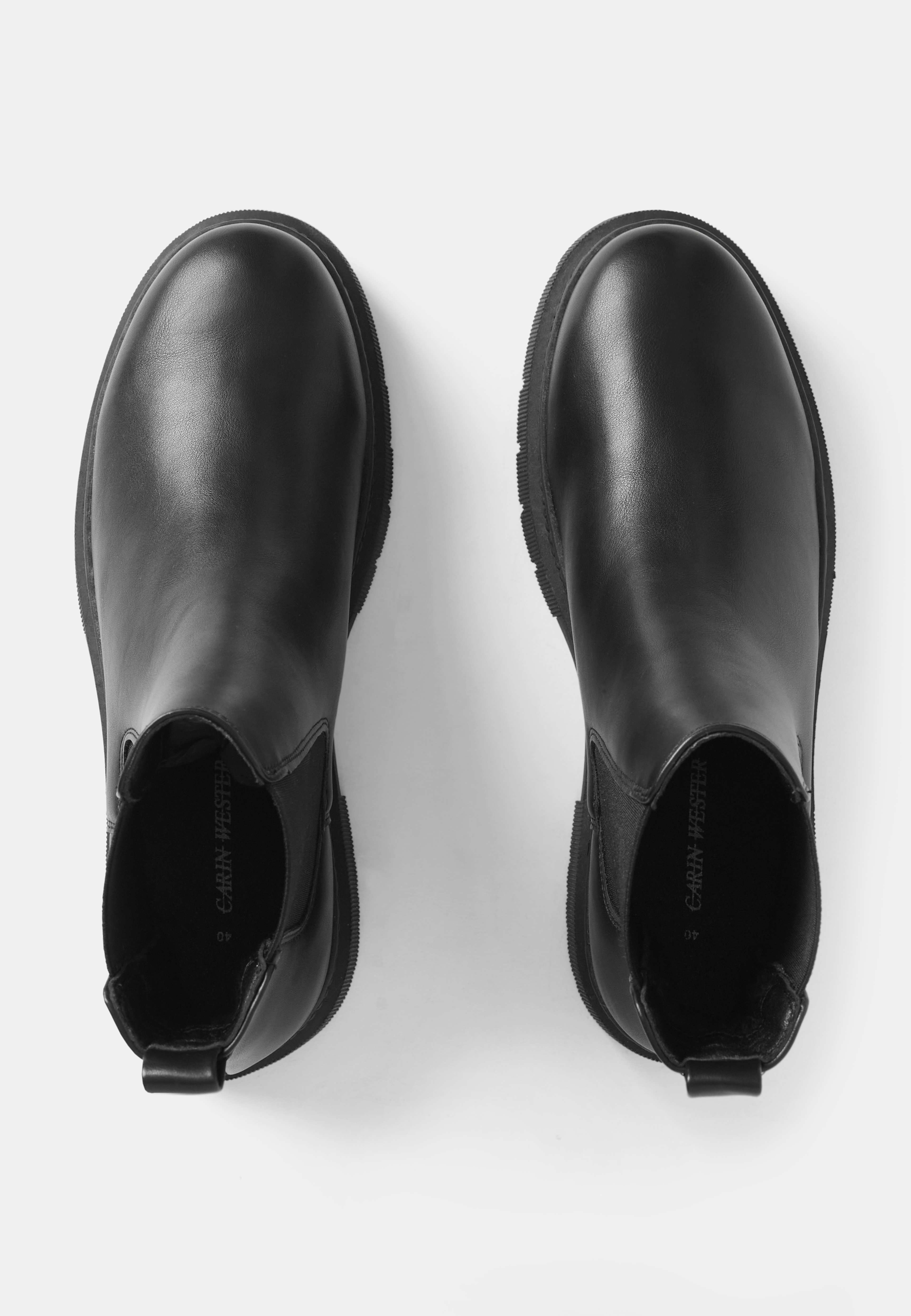 Chelsea boots i imitationsläder