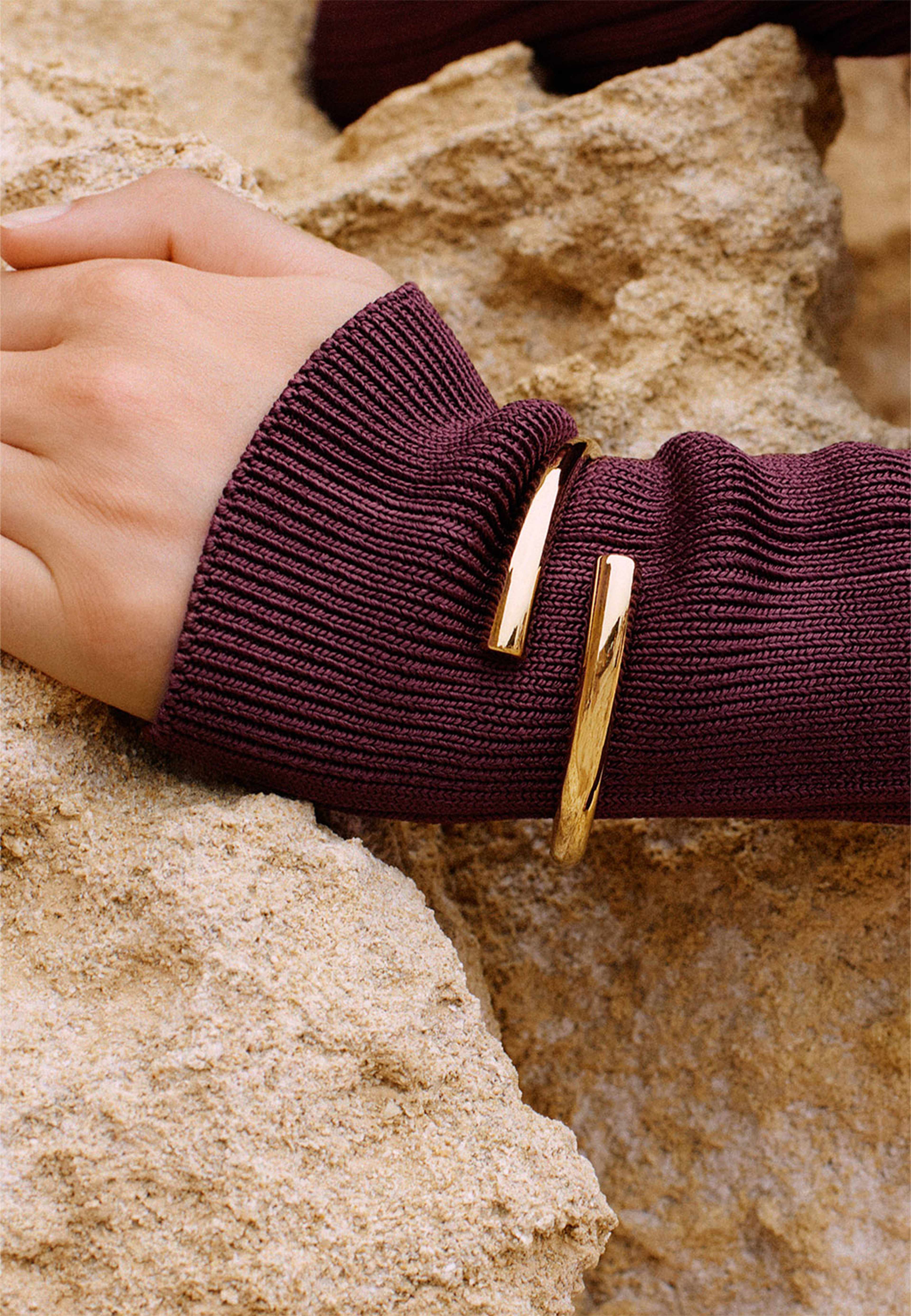 Sweep Bangle Gold