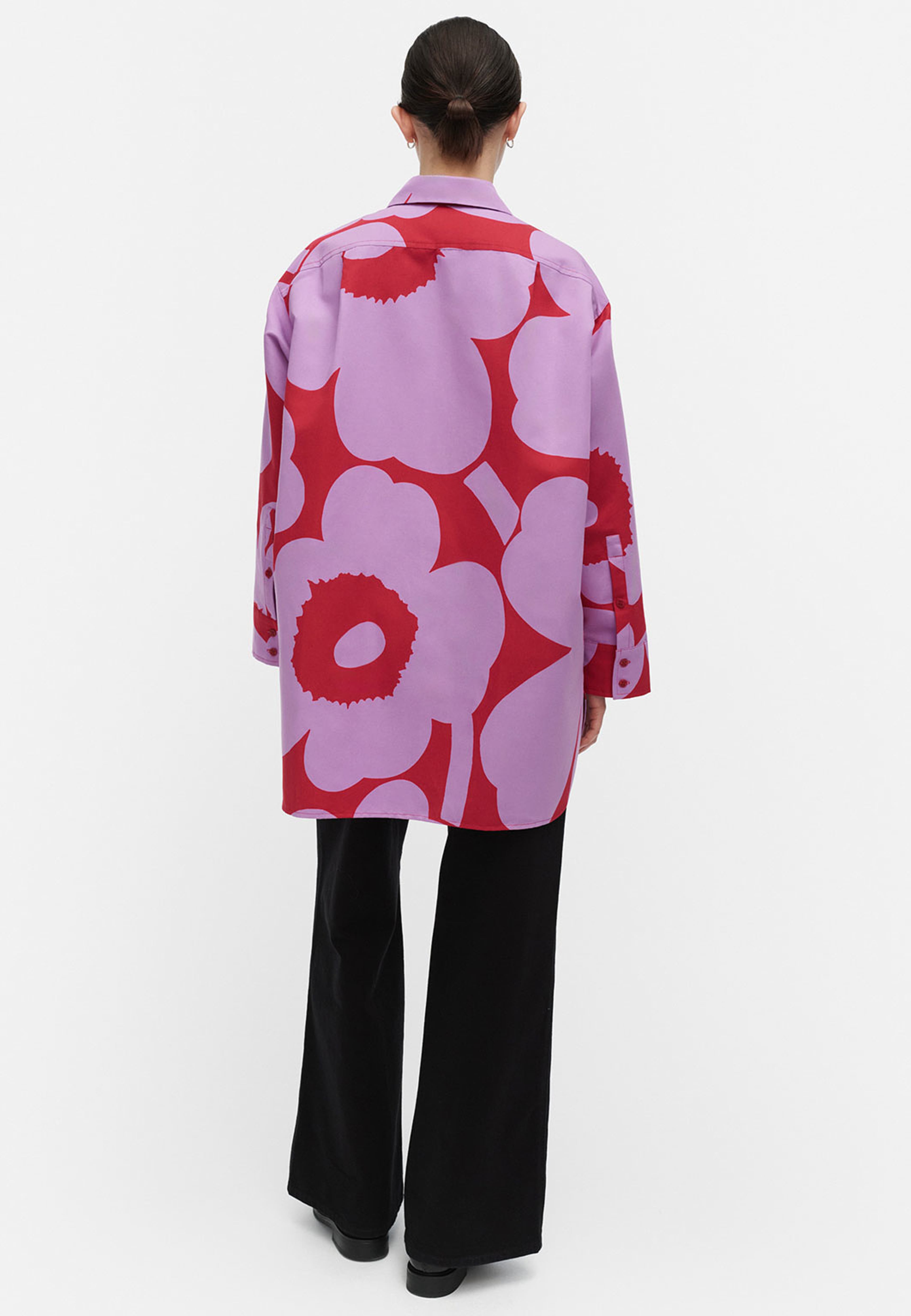 HEITTO UNIKKO Shirt, från Marimekko, i färgen Purple, Red.