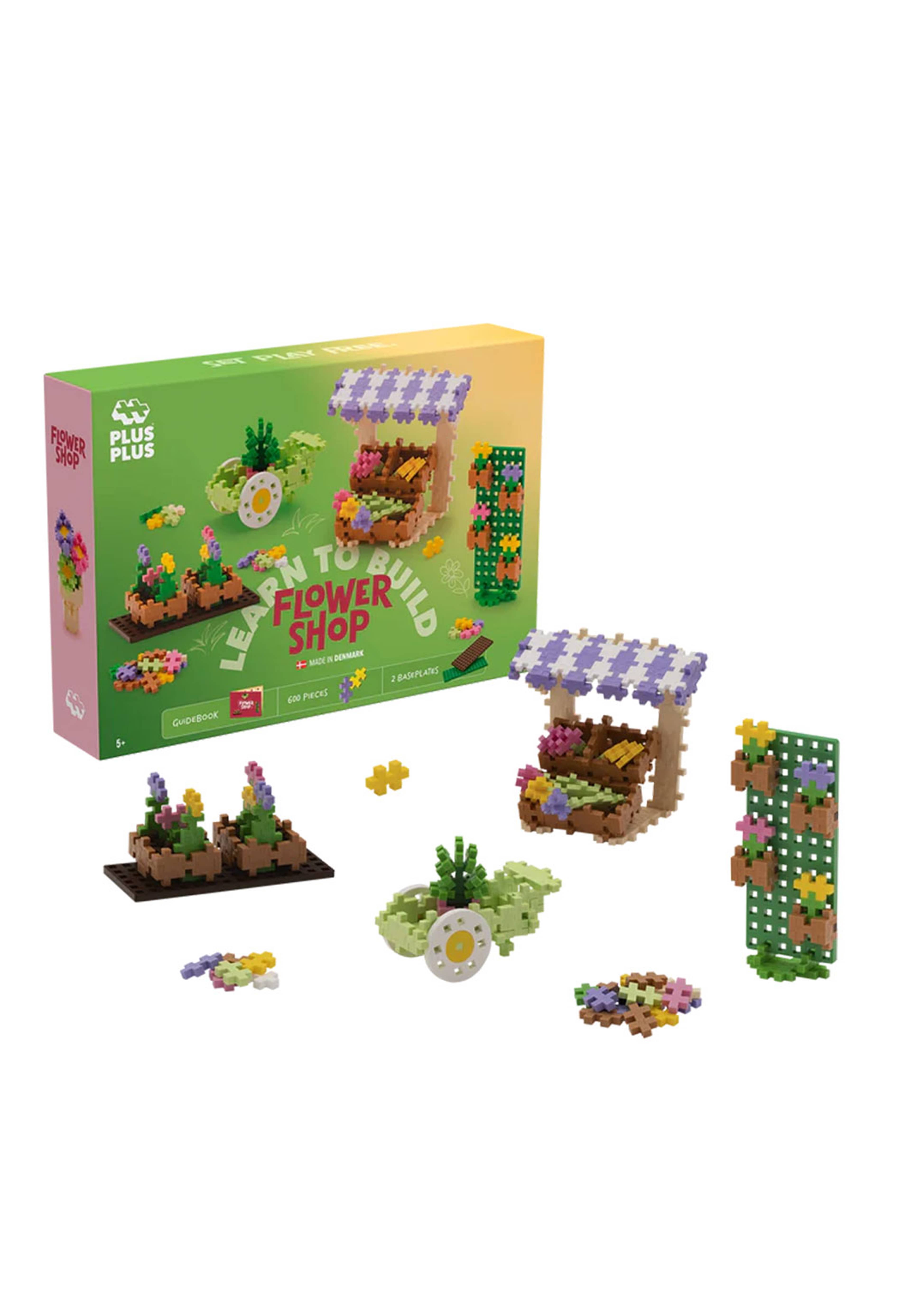 Learn to Build - Blomsteraffär, från PLUS PLUS, i färgen Multicolor.