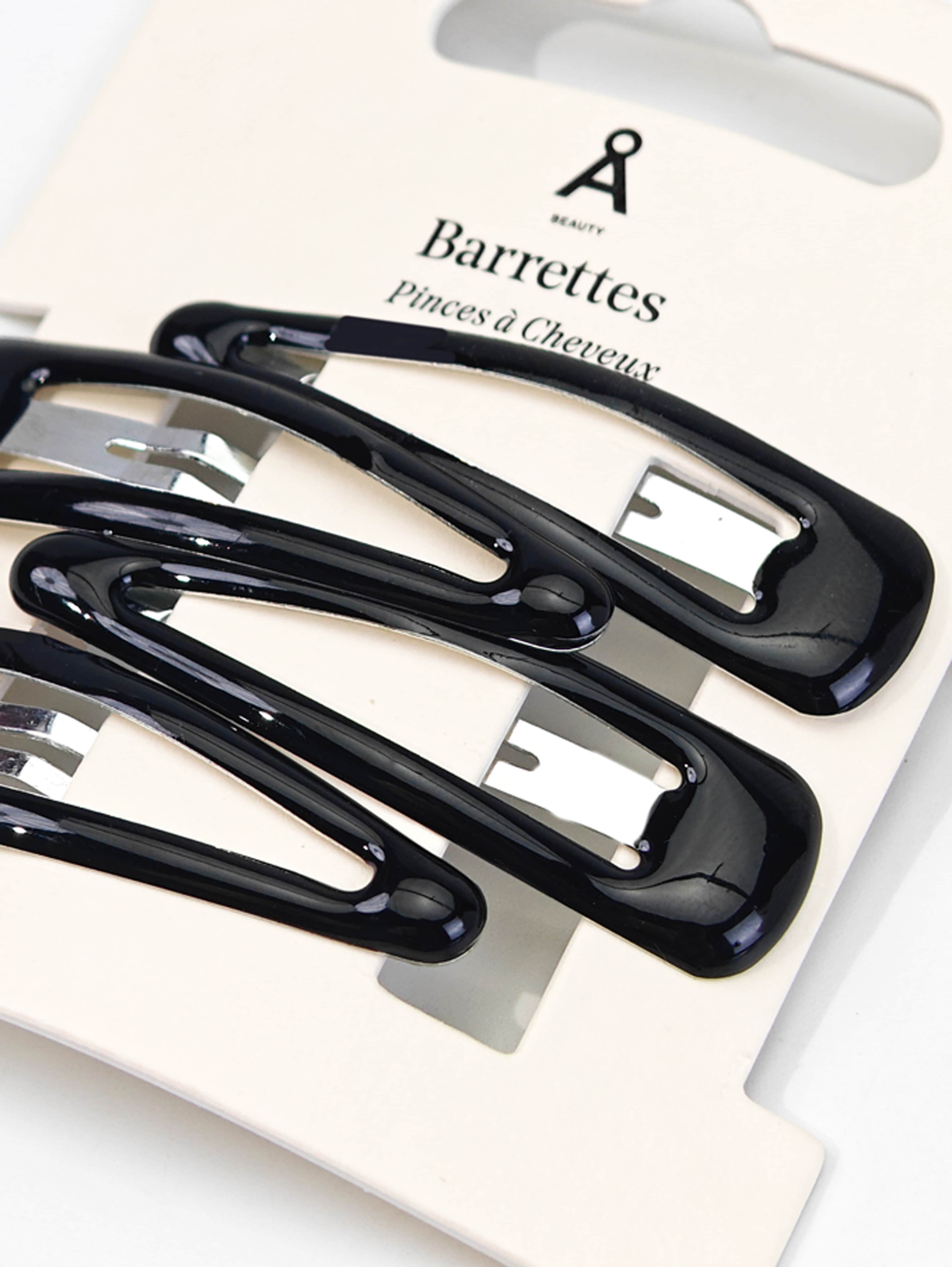 Hårspännen, 4-pack, från Å BEAUTY, i färgen Black. Klicka för att öppna bilden i stort format